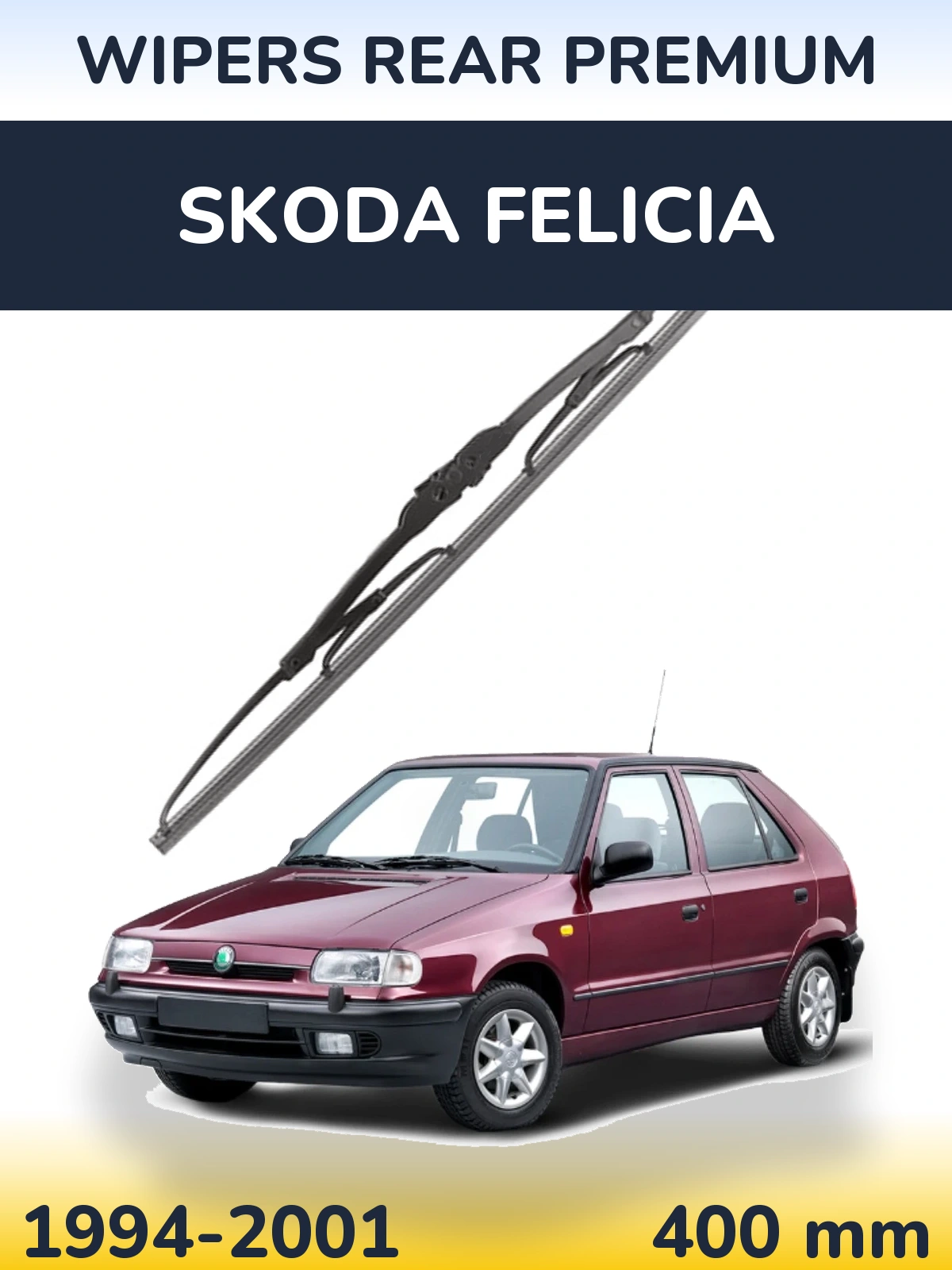 Tylna wycieraczka WIPERS REAR PREMIUM 400 mm do Skoda Felicia 1994-2001