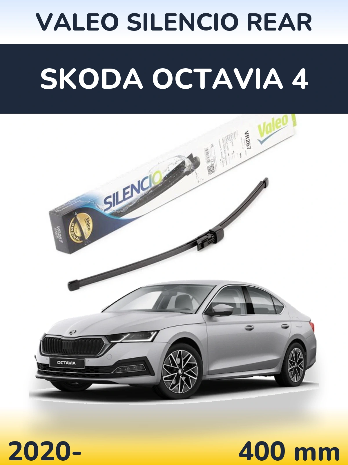 Tylna wycieraczka Valeo Silencio Rear 400 mm do Skoda Octavia 4 2020-2026