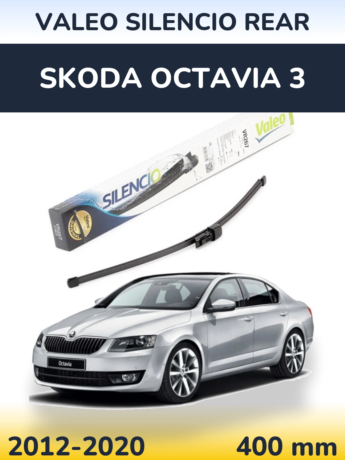Tylna wycieraczka Valeo Silencio Rear 400 mm do Skoda Octavia 3 2012-2020