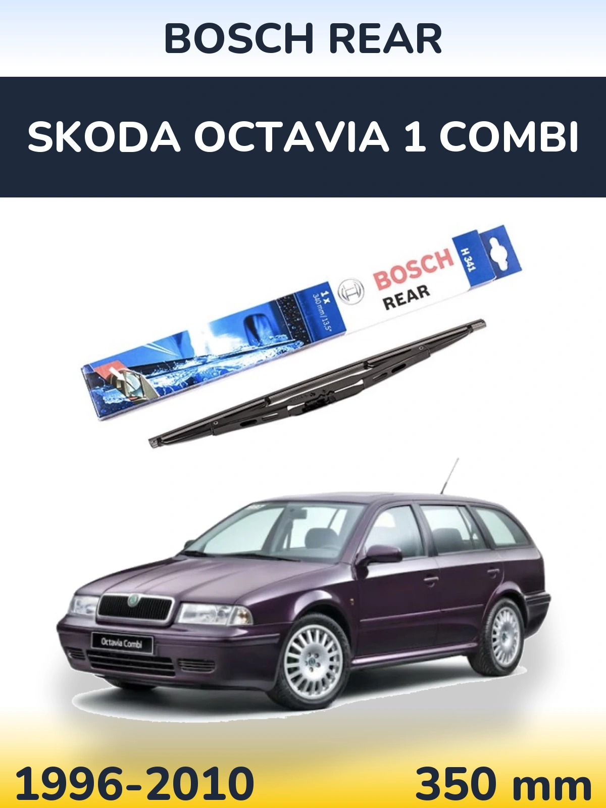 Tylna wycieraczka BOSCH Rear 340 mm do Skoda Octavia 1 Combi 1996-2010