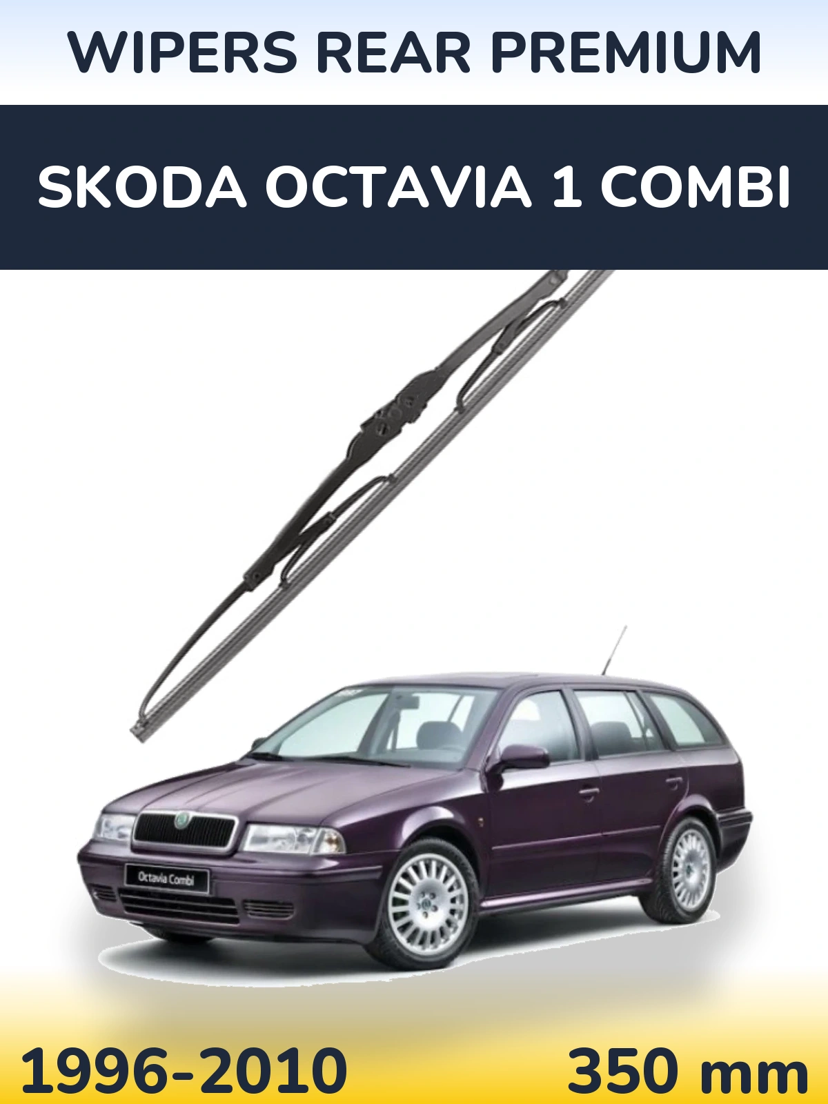 Tylna wycieraczka WIPERS REAR PREMIUM 350 mm do Skoda Octavia 1 Combi 1996-2010