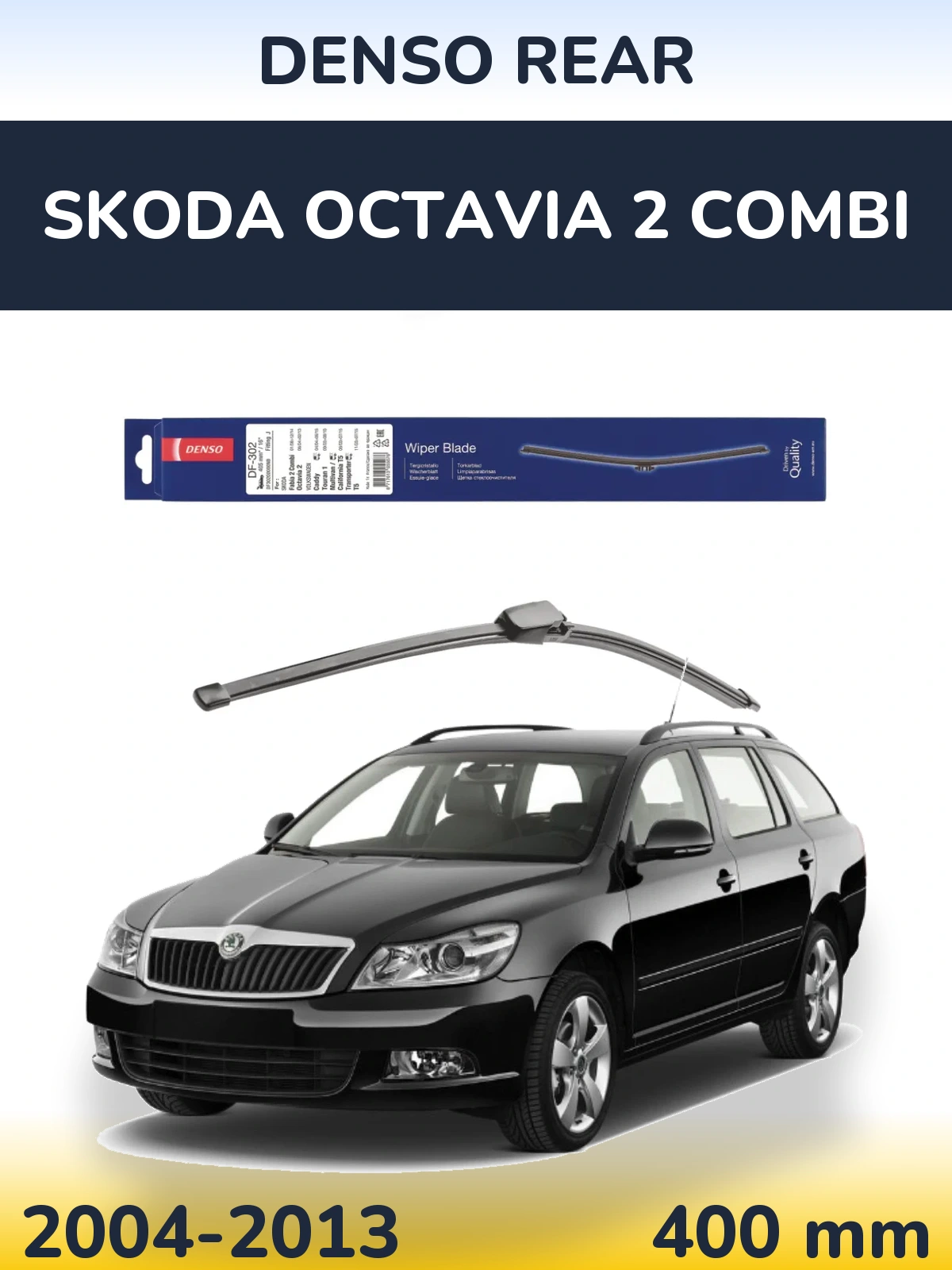 Tylna wycieraczka Denso Rear 400 mm do Skoda Octavia 2 Combi 2004-2013