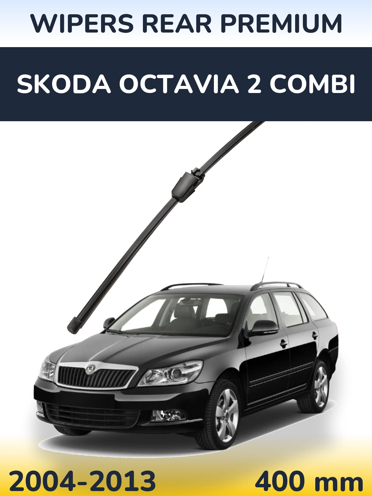 Tylna wycieraczka WIPERS REAR PREMIUM 400 mm do Skoda Octavia 2 Combi 2004-2013