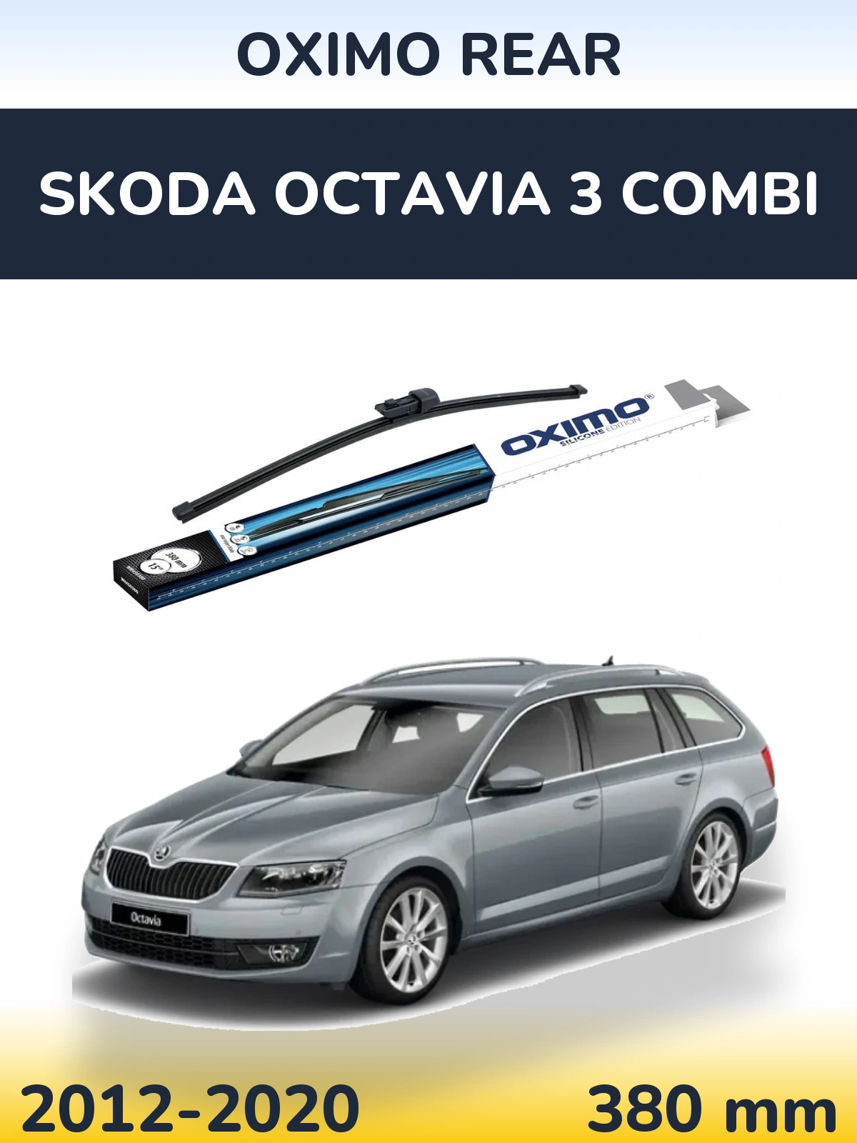 Tylna wycieraczka Oximo Rear 380 mm do Skoda Octavia 3 Combi 2012-2020
