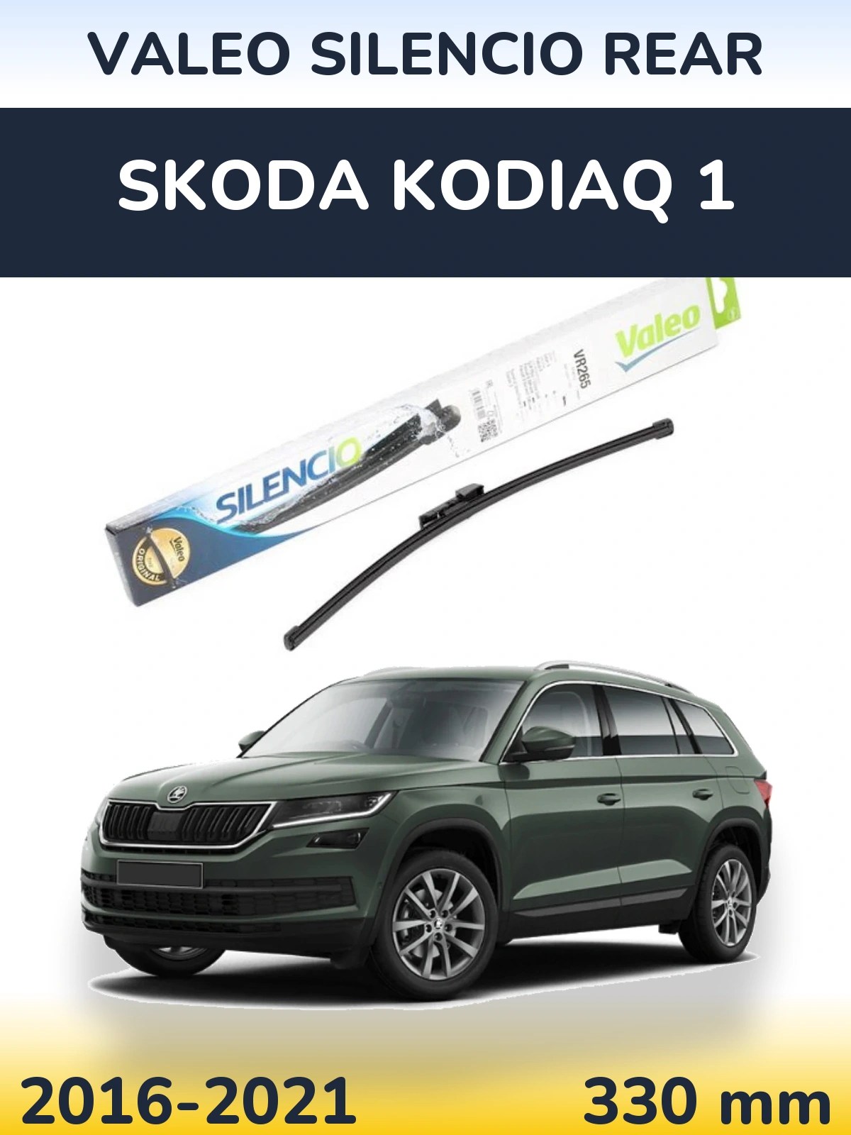 Tylna wycieraczka Valeo Silencio Rear 335 mm do Skoda Kodiaq 1 2016-2021