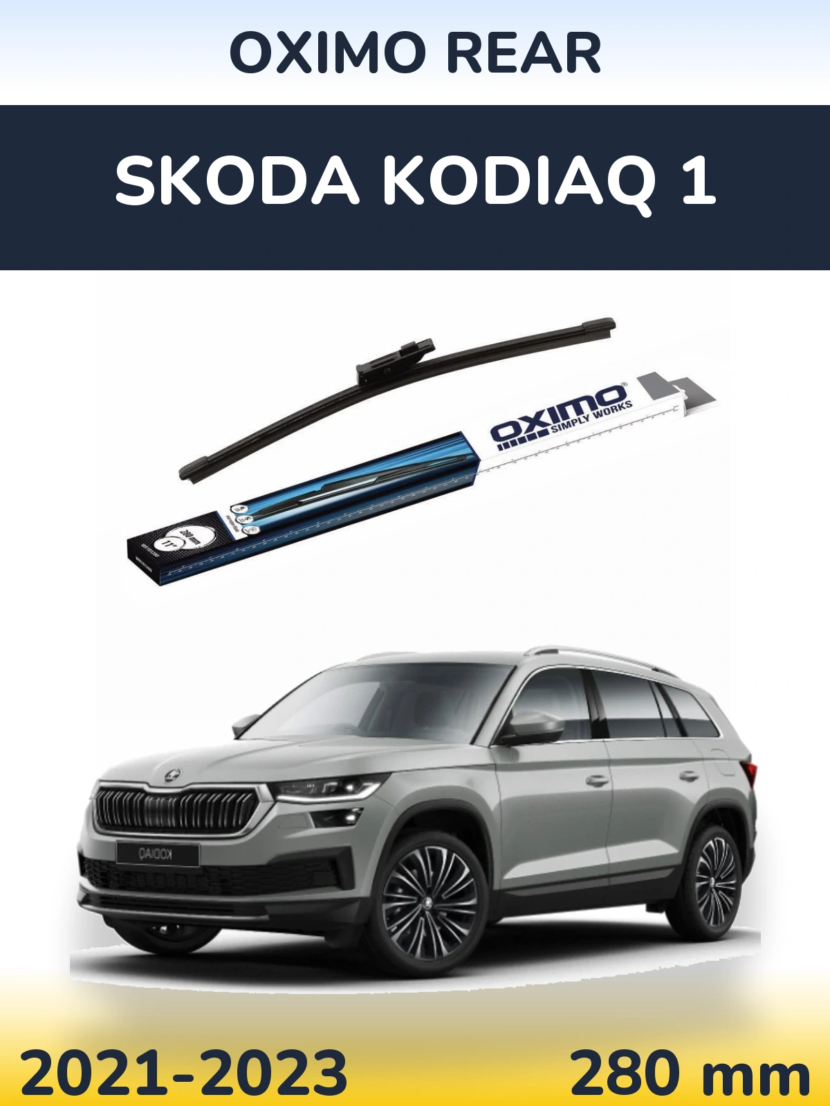 Tylna wycieraczka Oximo Rear 280 mm do Skoda Kodiaq 1 2021-2023