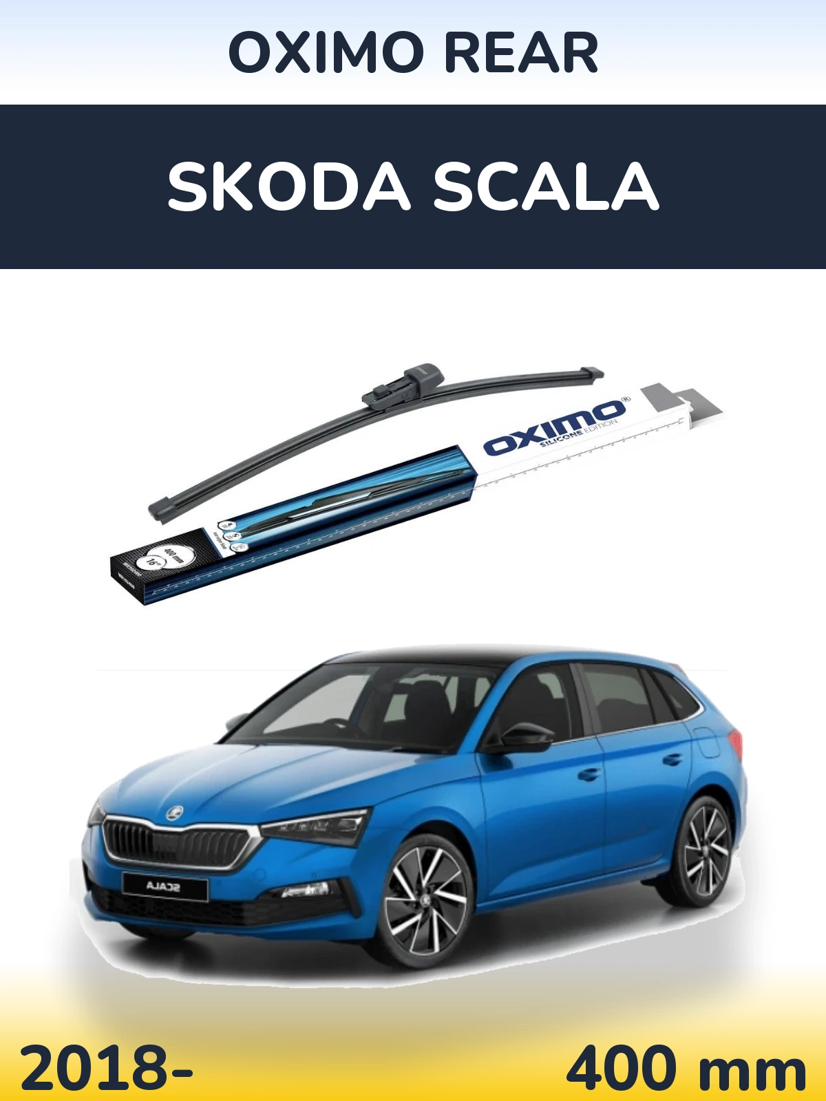 Tylna wycieraczka Oximo Rear 400 mm do Skoda Scala 2018-2026