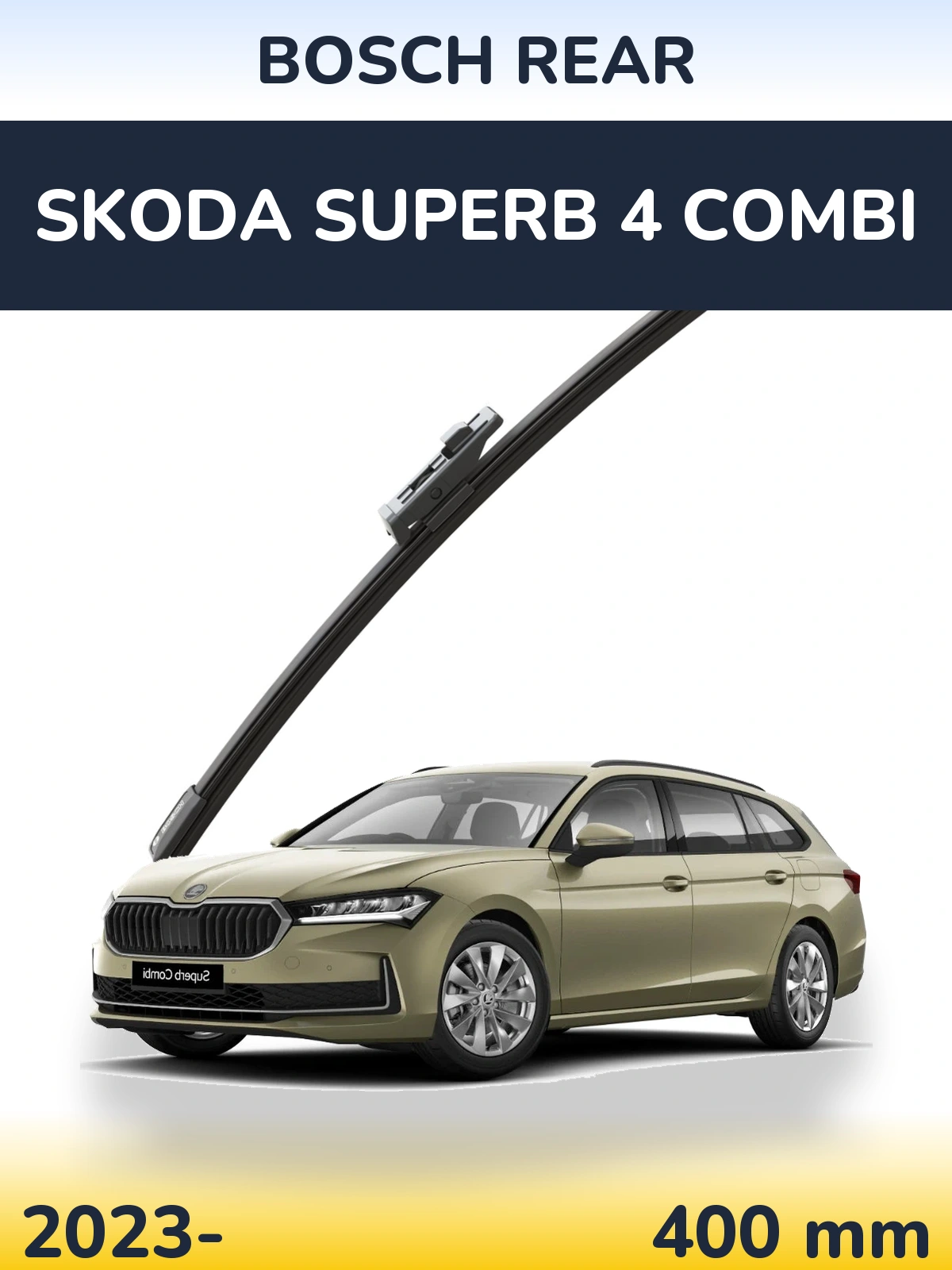 Tylna wycieraczka BOSCH Rear 400 mm do Skoda Superb 4 Combi 2023-2026