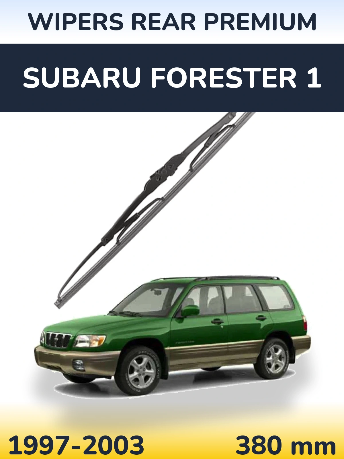 Tylna wycieraczka WIPERS REAR PREMIUM 380 mm do Subaru Forester 1 1997-2003