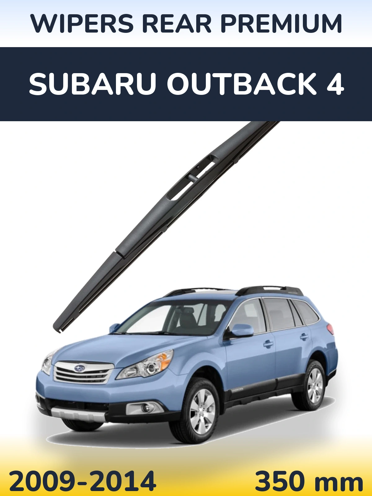 Tylna wycieraczka WIPERS REAR PREMIUM 350 mm do Subaru Outback 4 2009-2014