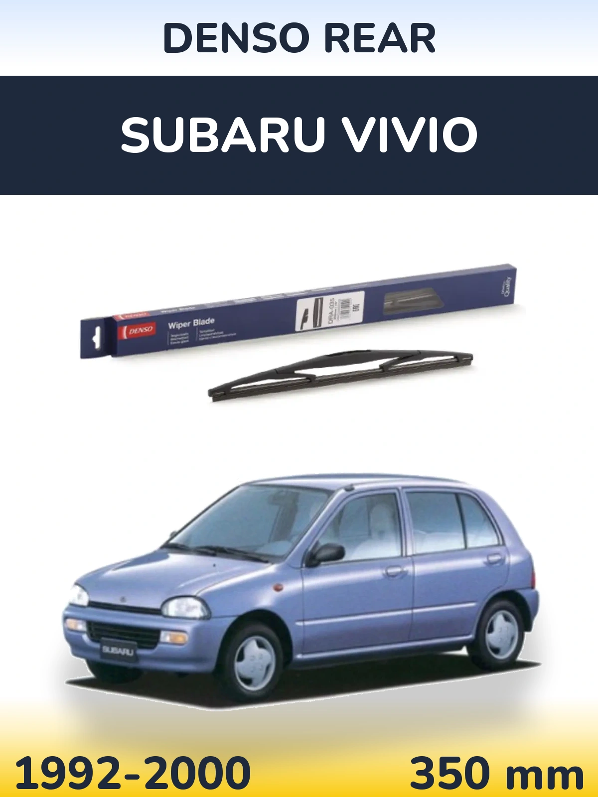 Tylna wycieraczka Denso Rear 350 mm do Subaru Vivio 1992-2000