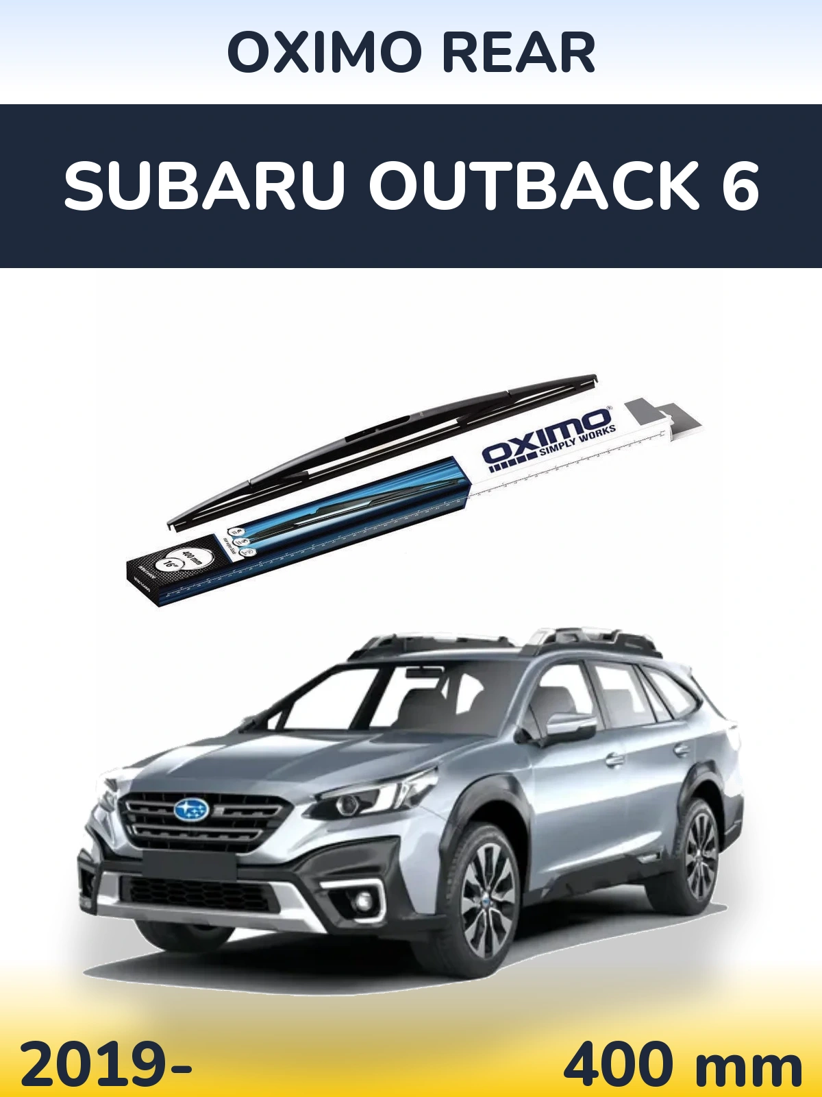 Tylna wycieraczka Oximo Rear 400 mm do Subaru Outback 6 2019-2026