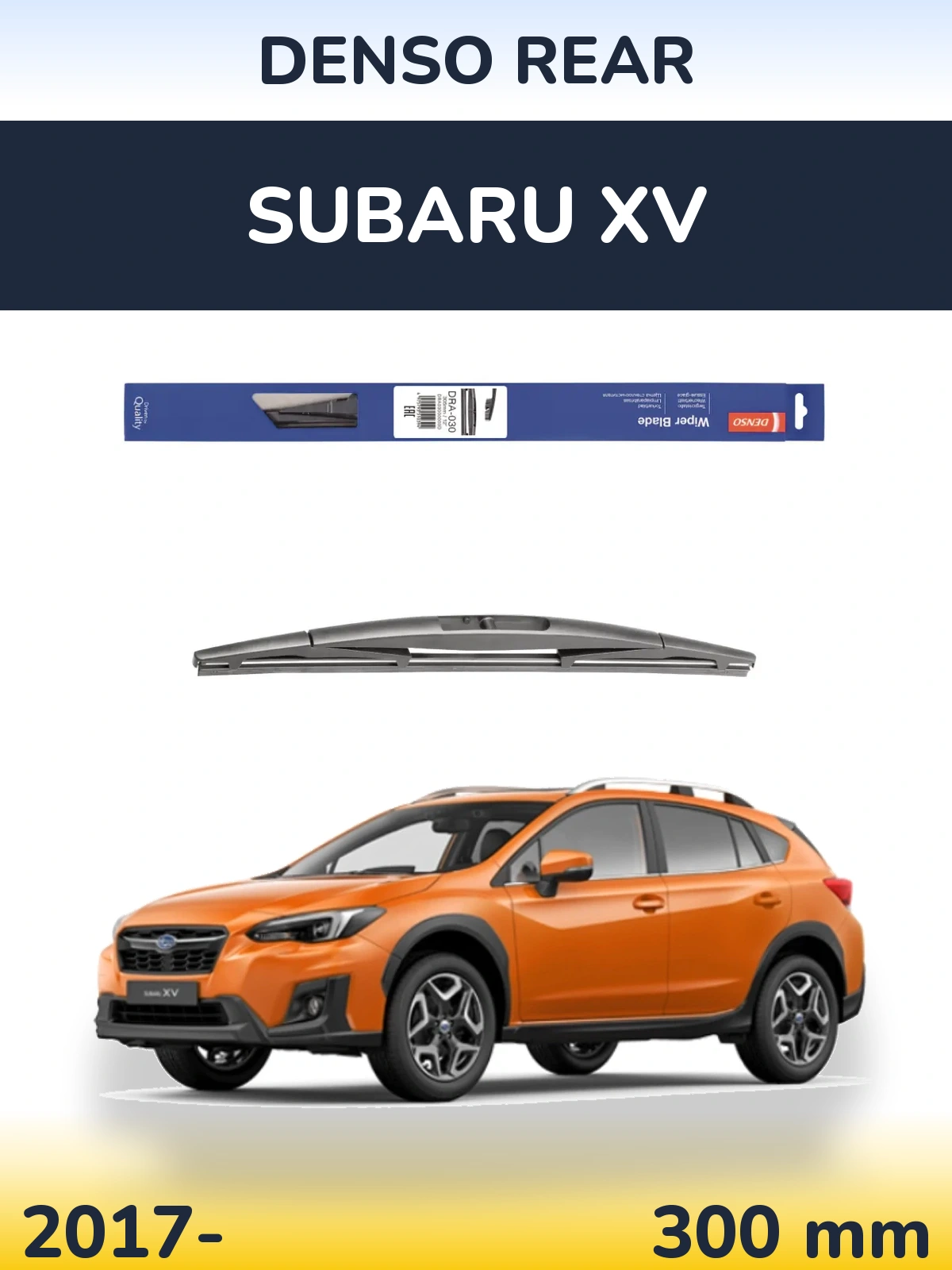 Tylna wycieraczka Denso Rear 300 mm do Subaru XV 2017-2026