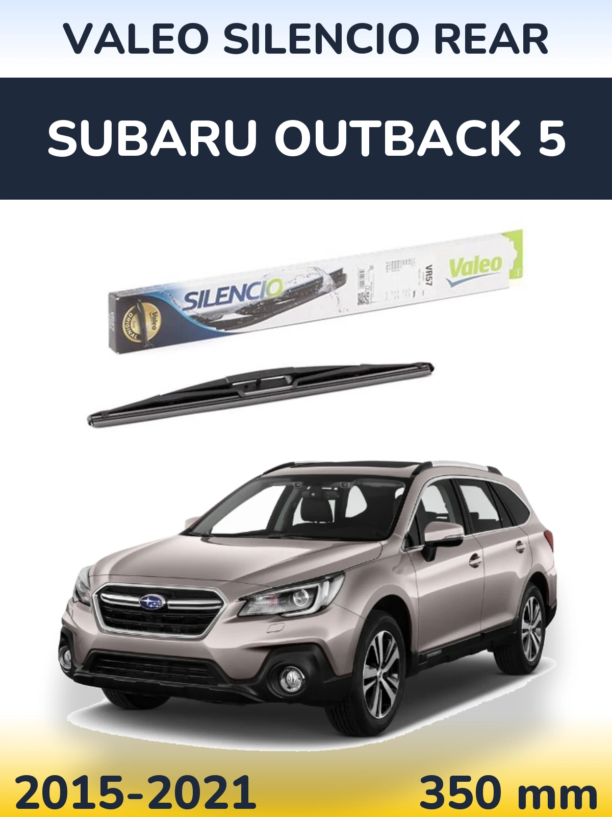 Tylna wycieraczka Valeo Silencio Rear 345 mm do Subaru Outback 5 2015-2021