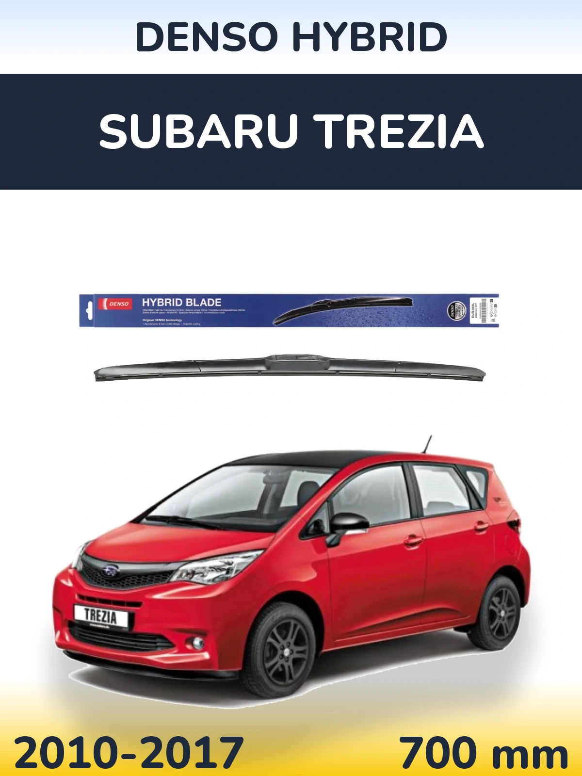 Przednia wycieraczka Denso Hybrid 700 mm do Subaru Trezia 2010-2017