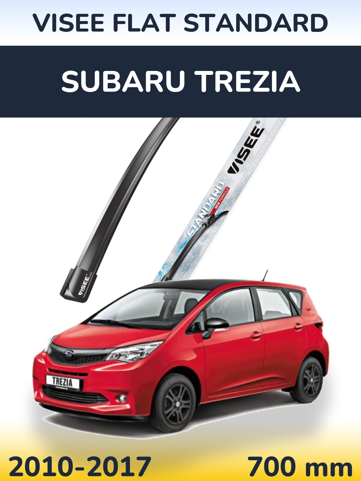Przednia wycieraczka VISEE FLAT STANDARD 700 mm do Subaru Trezia 2010-2017