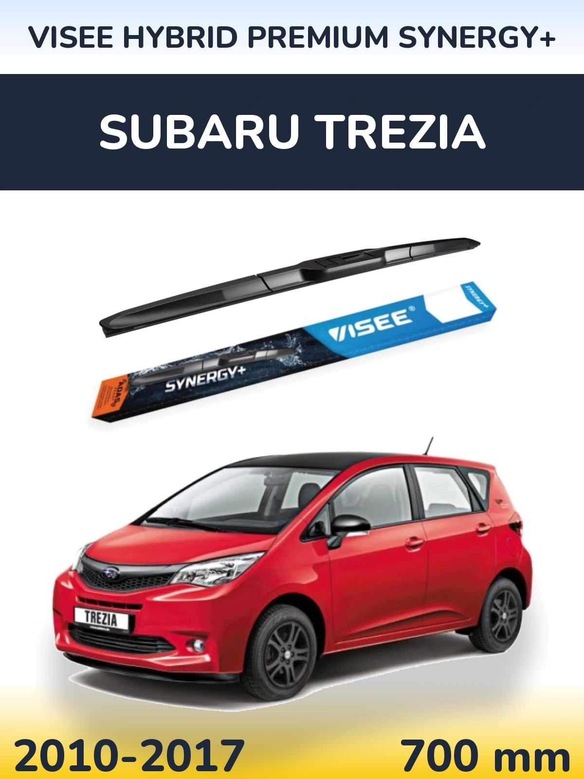 Przednia wycieraczka VISEE HYBRID PREMIUM SYNERGY+ 700 mm do Subaru Trezia 2010-2017
