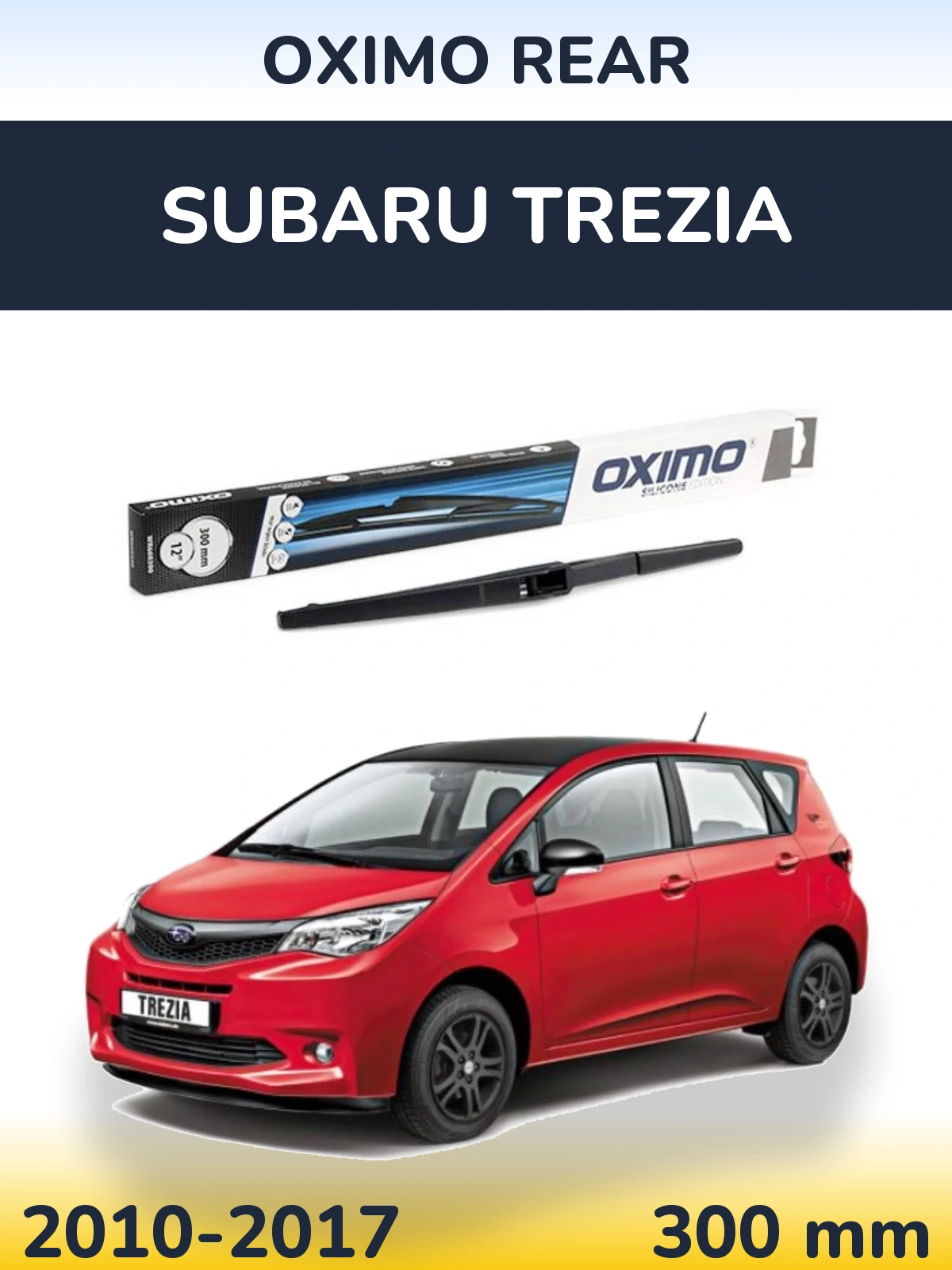 Rear wiper blade Oximo Rear 300 mm for Subaru Trezia 2010-2017
