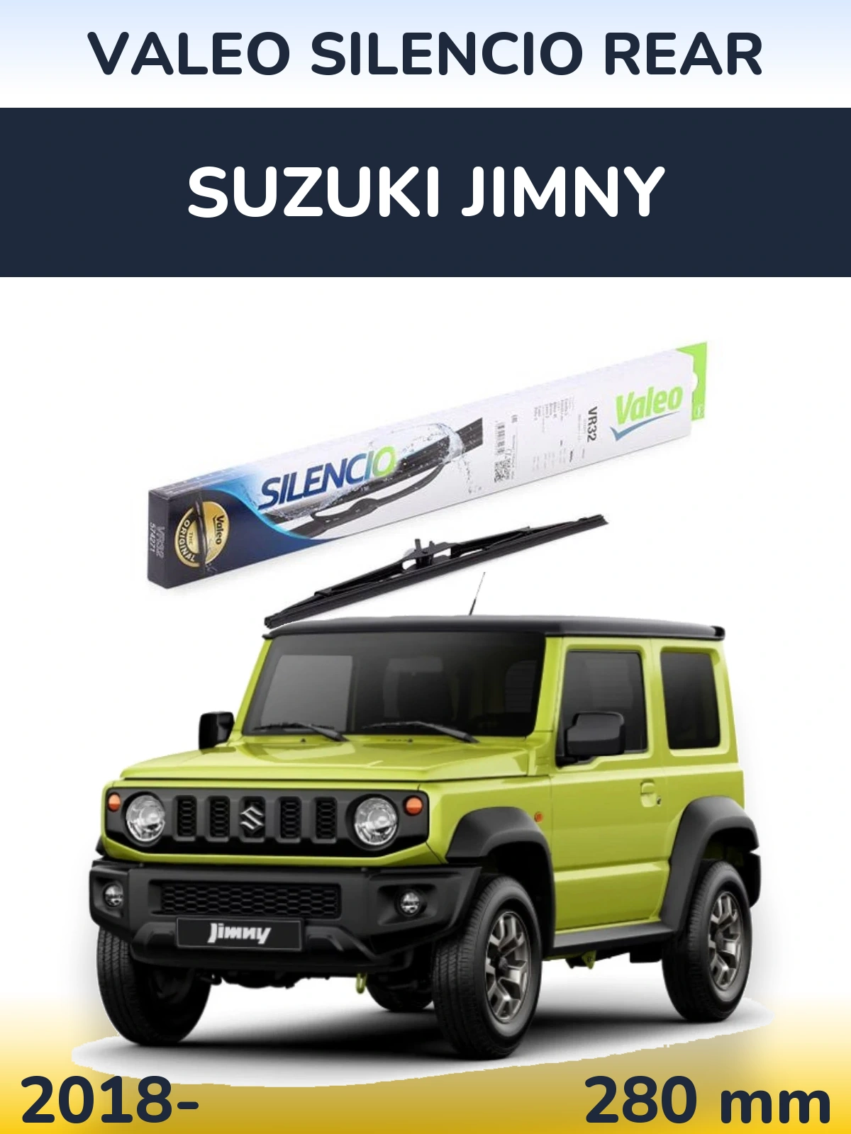 Tylna wycieraczka Valeo Silencio Rear 280 mm do Suzuki Jimny 2018-2026