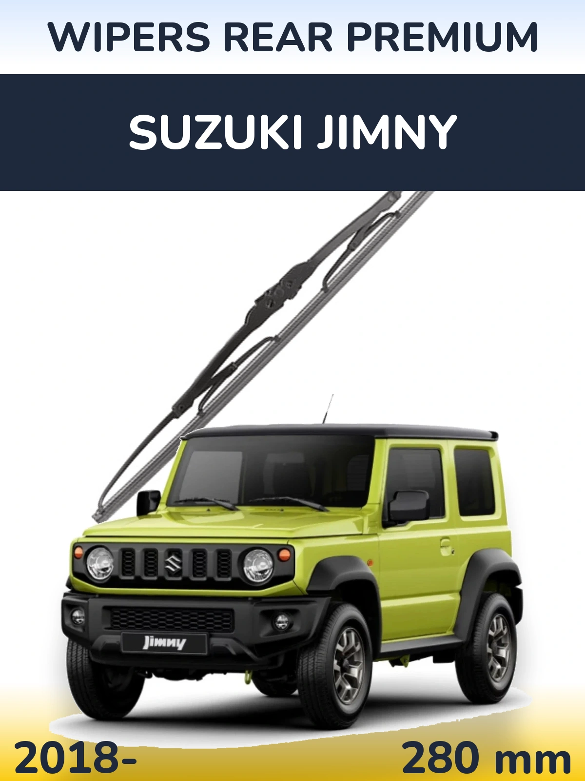 Rear wiper blade WIPERS REAR PREMIUM 280 mm for Suzuki Jimny 2018-2026