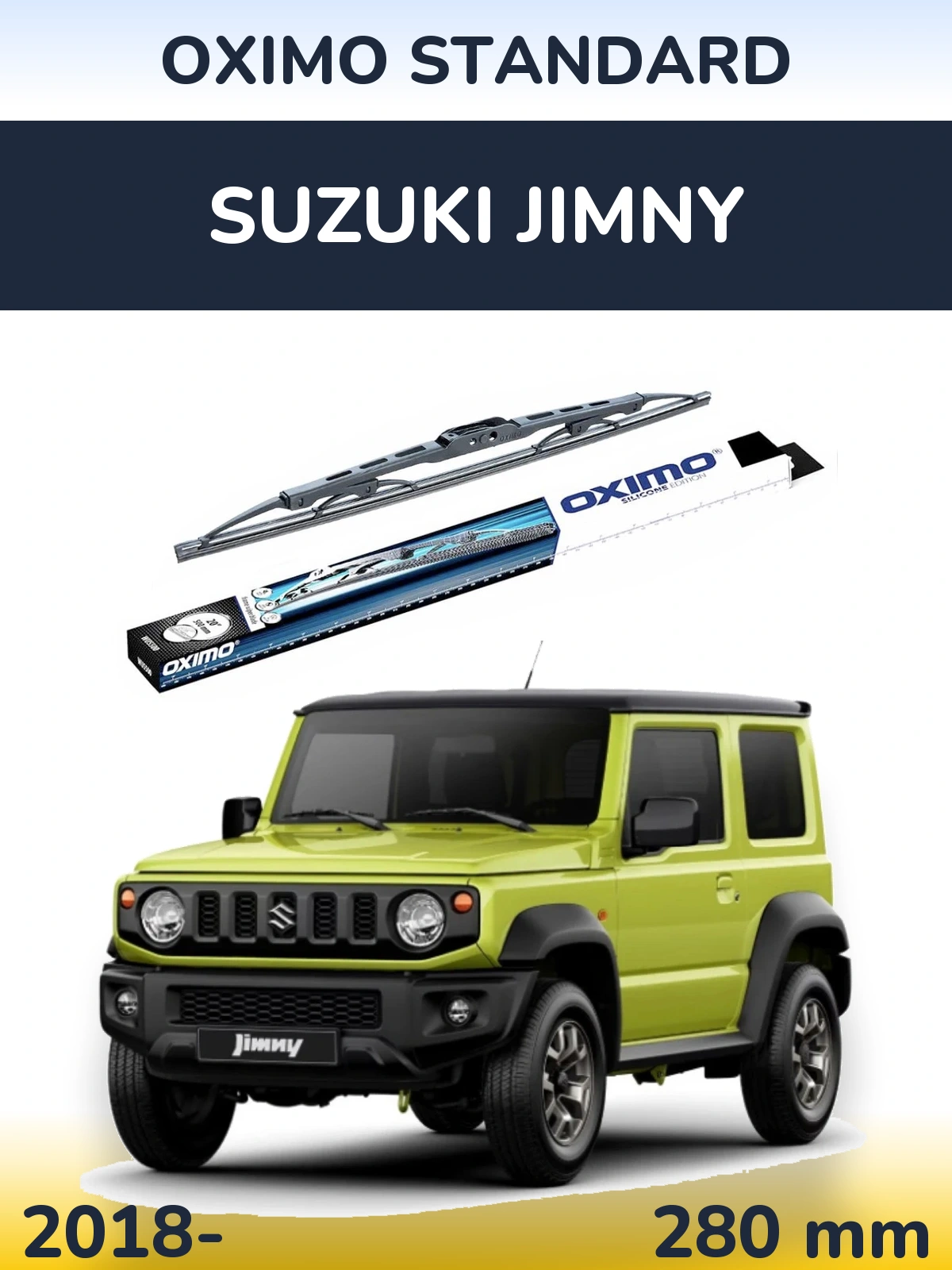 Rear wiper blade Oximo Standard 275 mm for Suzuki Jimny 2018-2026