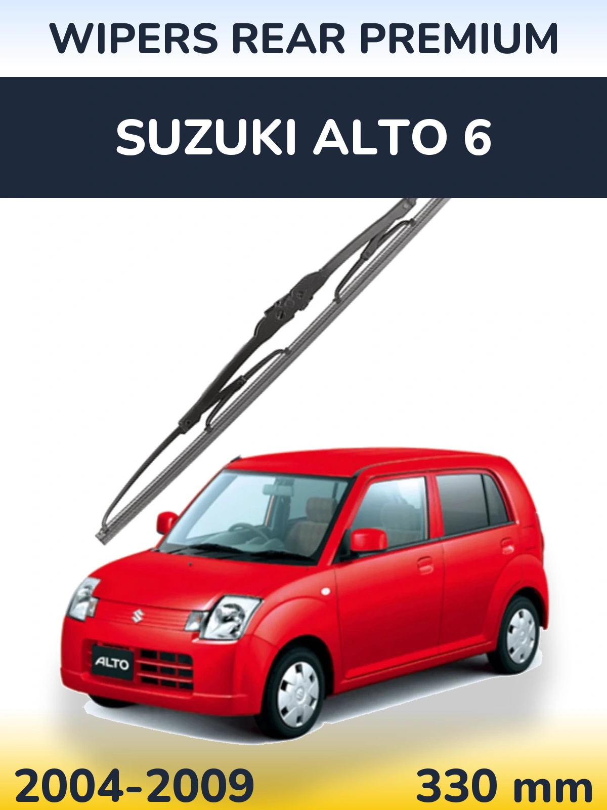 Tylna wycieraczka WIPERS REAR PREMIUM 330 mm do Suzuki Alto 6 2004-2009