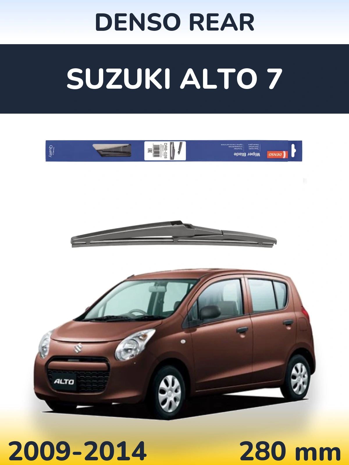 Tylna wycieraczka Denso Rear 280 mm do Suzuki Alto 7 2009-2014