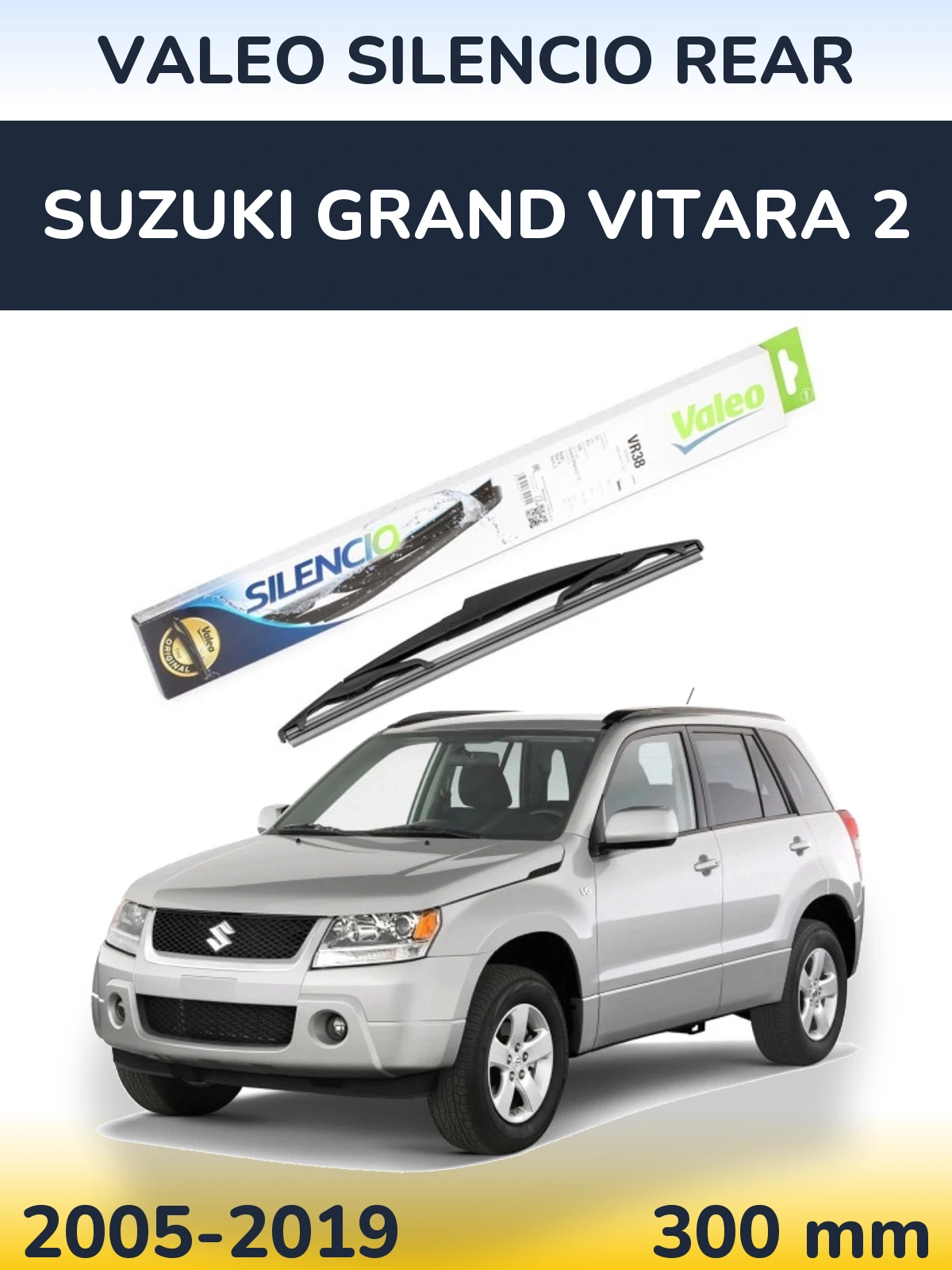 Tylna wycieraczka Valeo Silencio Rear 300 mm do Suzuki Grand Vitara 2 2005-2019