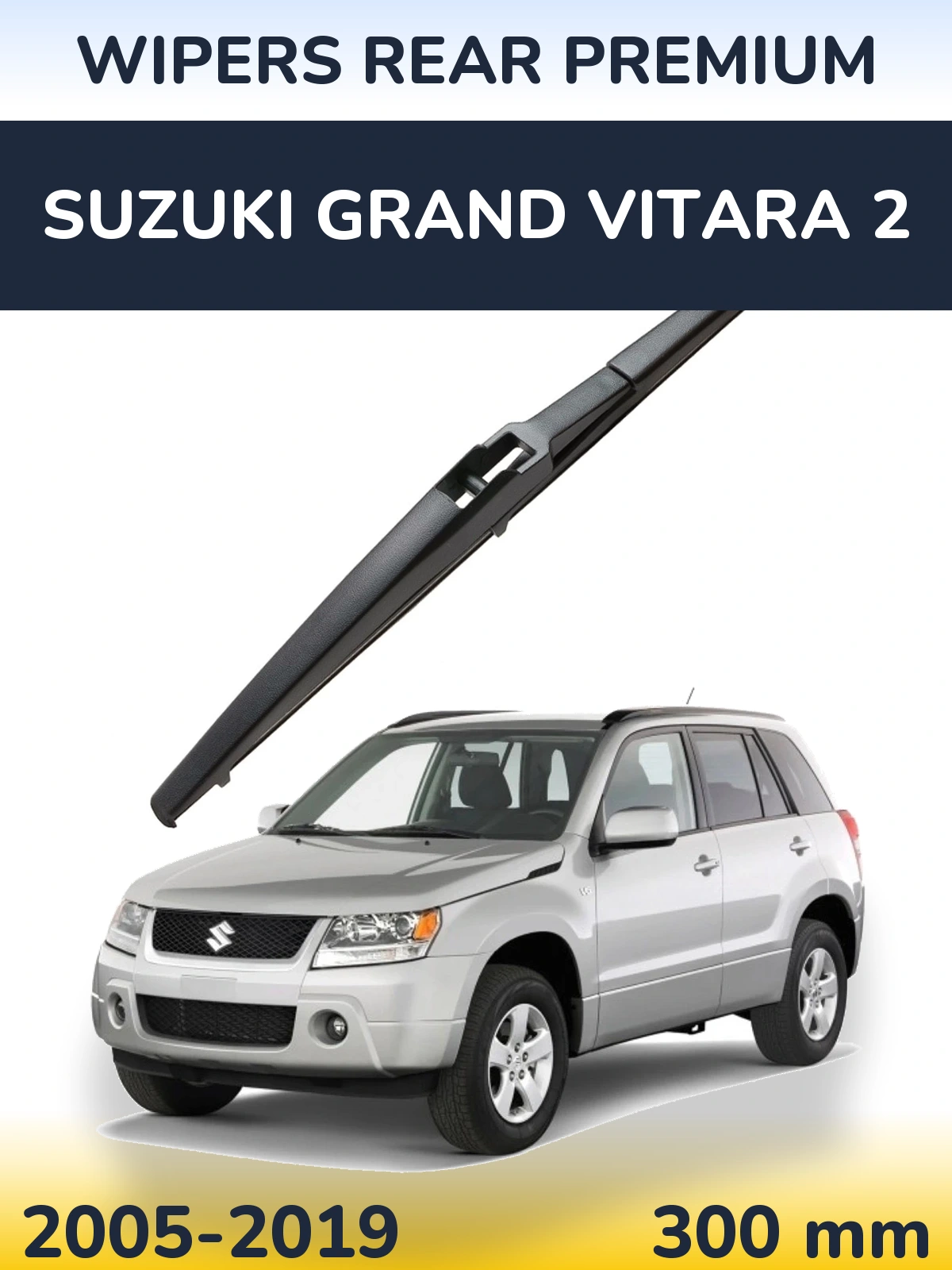 Tylna wycieraczka WIPERS REAR PREMIUM 300 mm do Suzuki Grand Vitara 2 2005-2019