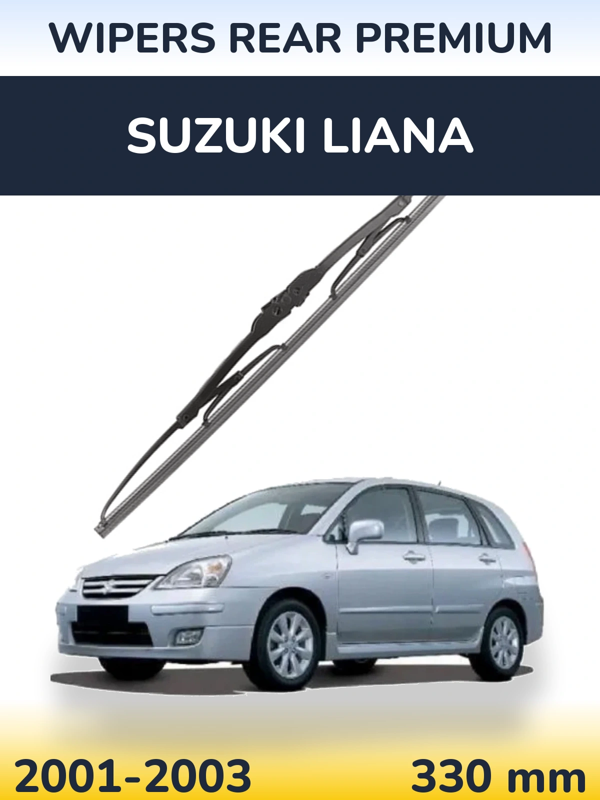 Tylna wycieraczka WIPERS REAR PREMIUM 330 mm do Suzuki Liana 2001-2003