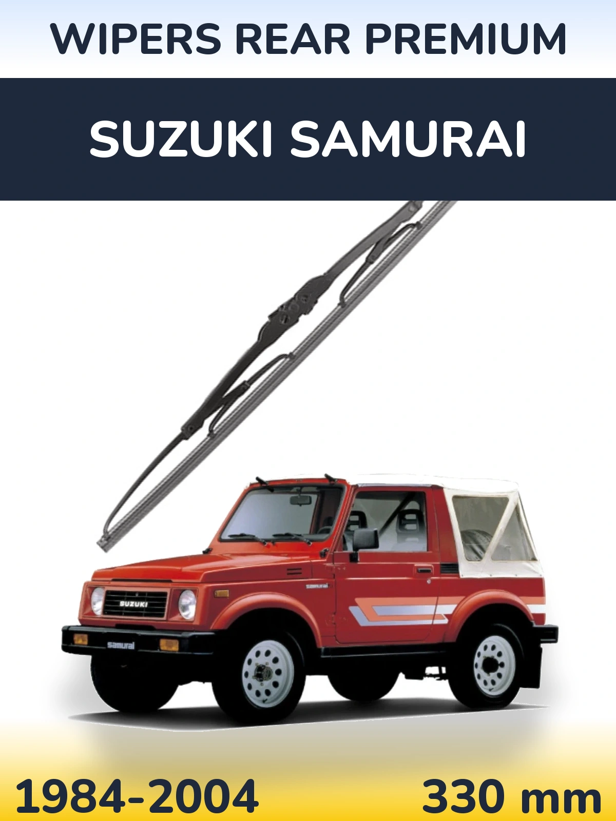 Tylna wycieraczka WIPERS REAR PREMIUM 330 mm do Suzuki Samurai 1984-2004