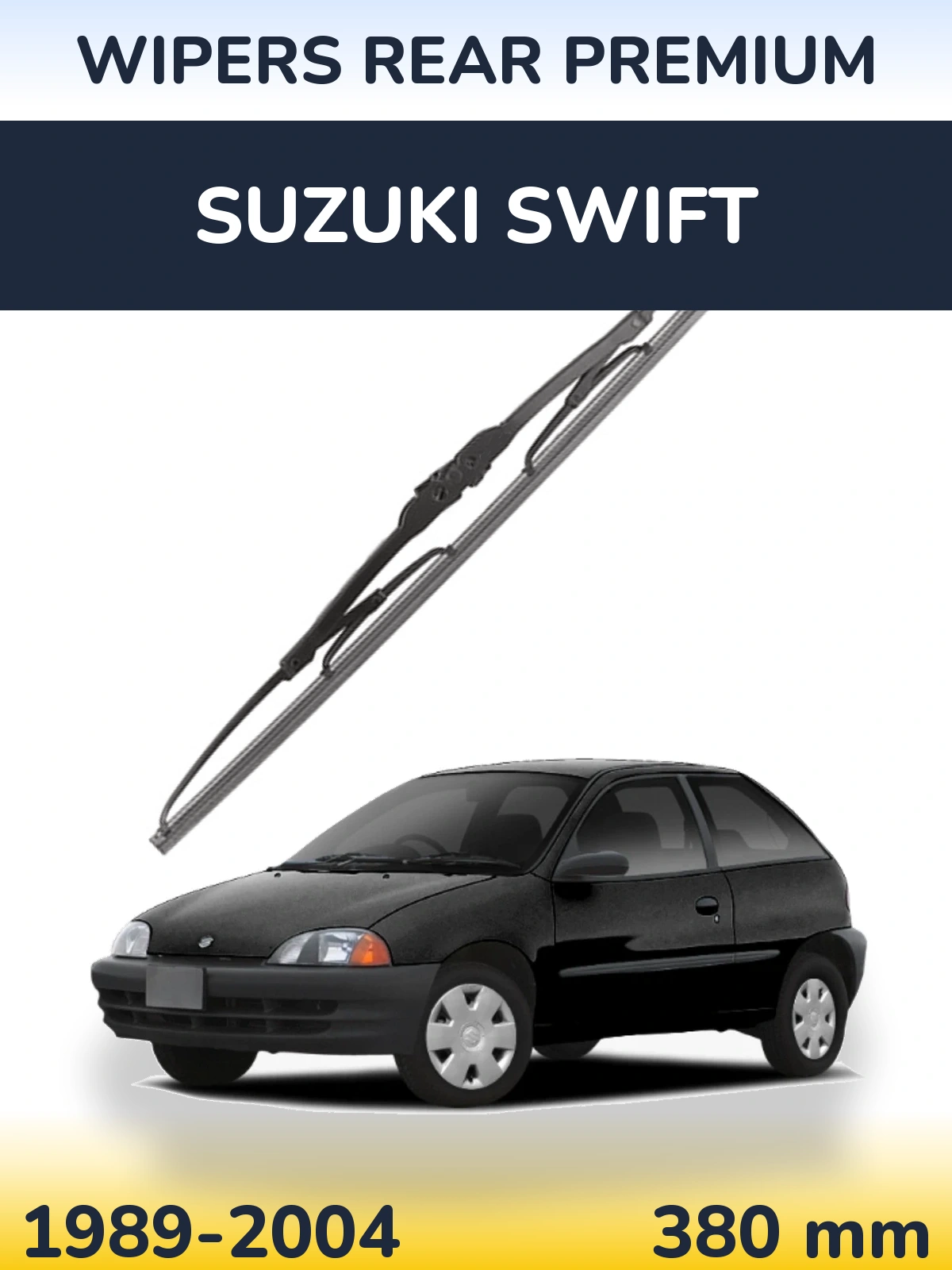 Tylna wycieraczka WIPERS REAR PREMIUM 380 mm do Suzuki Swift 1989-2004