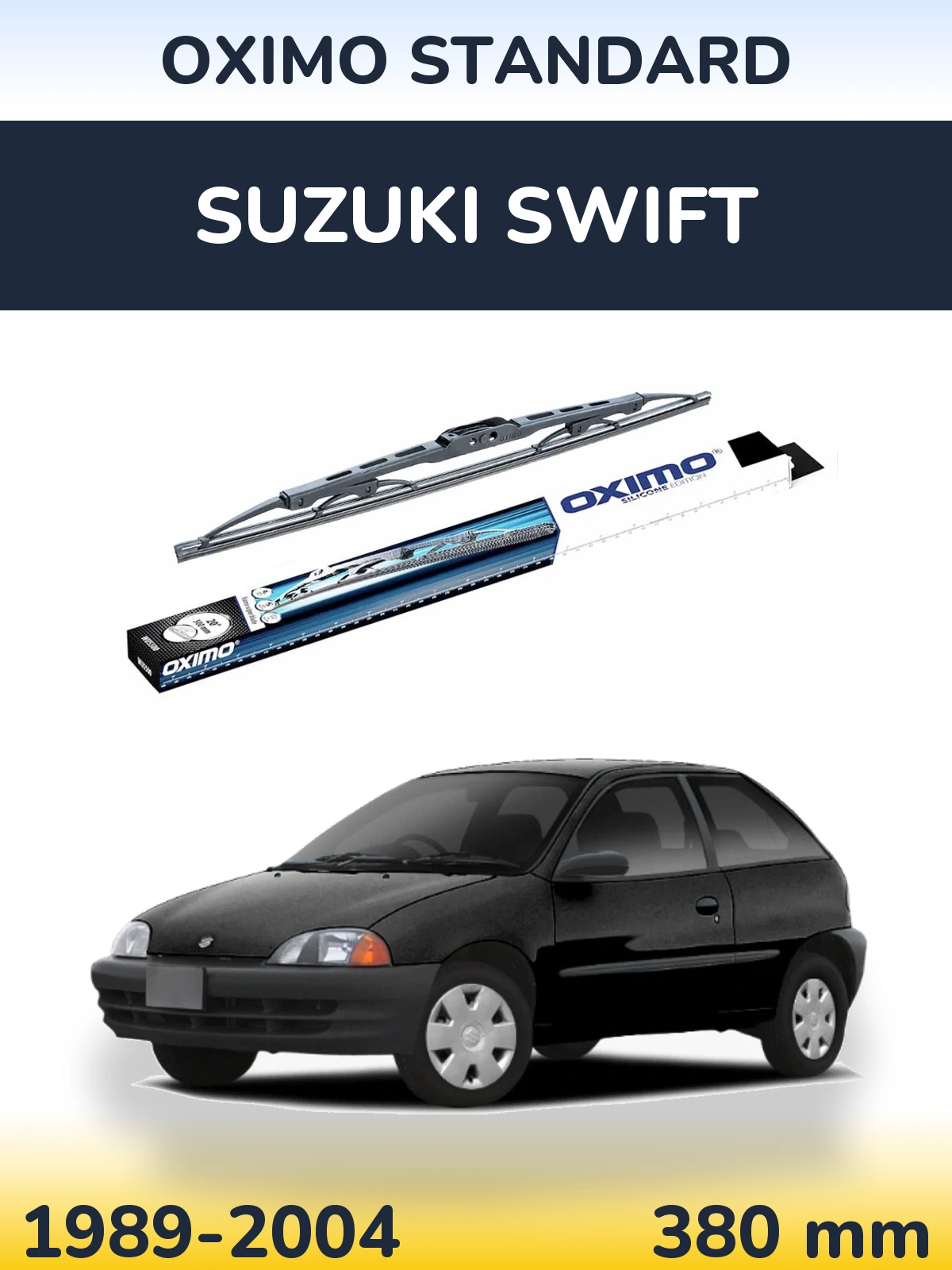 Tylna wycieraczka Oximo Standard 375 mm do Suzuki Swift 1989-2004
