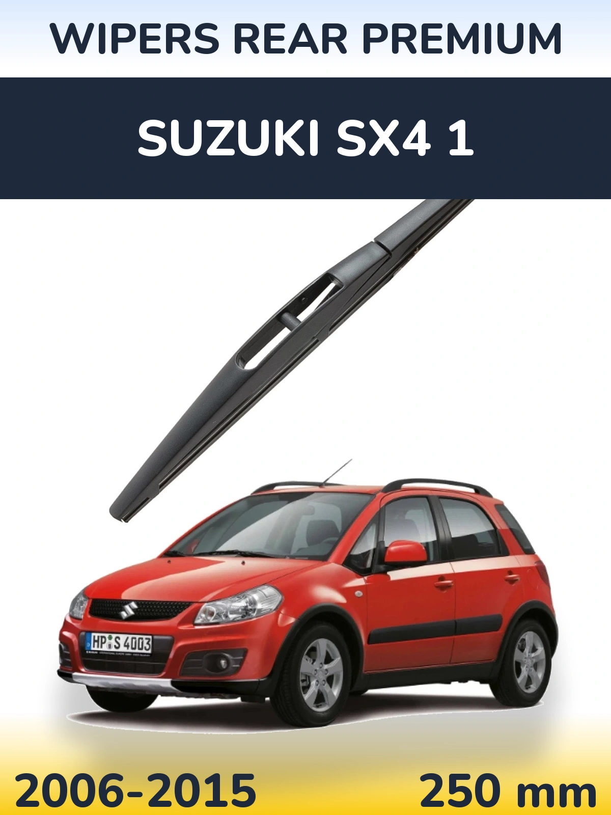 Tylna wycieraczka WIPERS REAR PREMIUM 250 mm do Suzuki SX4 1 2006-2015