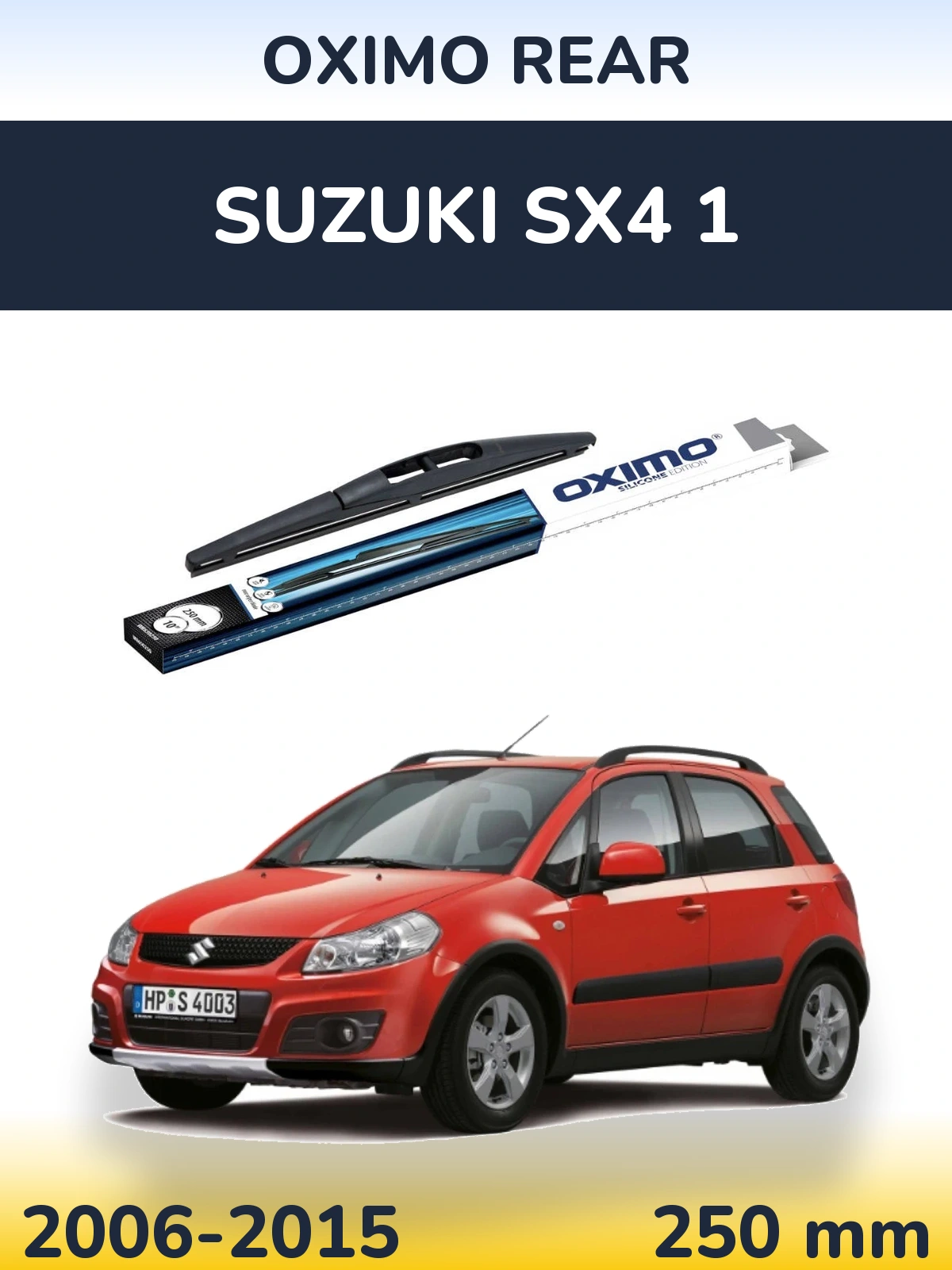 Tylna wycieraczka Oximo Rear 250 mm do Suzuki SX4 1 2006-2015