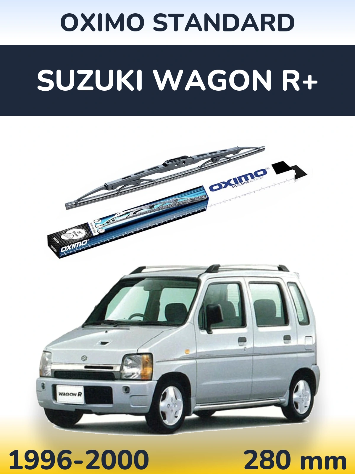 Tylna wycieraczka Oximo Standard 275 mm do Suzuki Wagon R+ 1996-2000