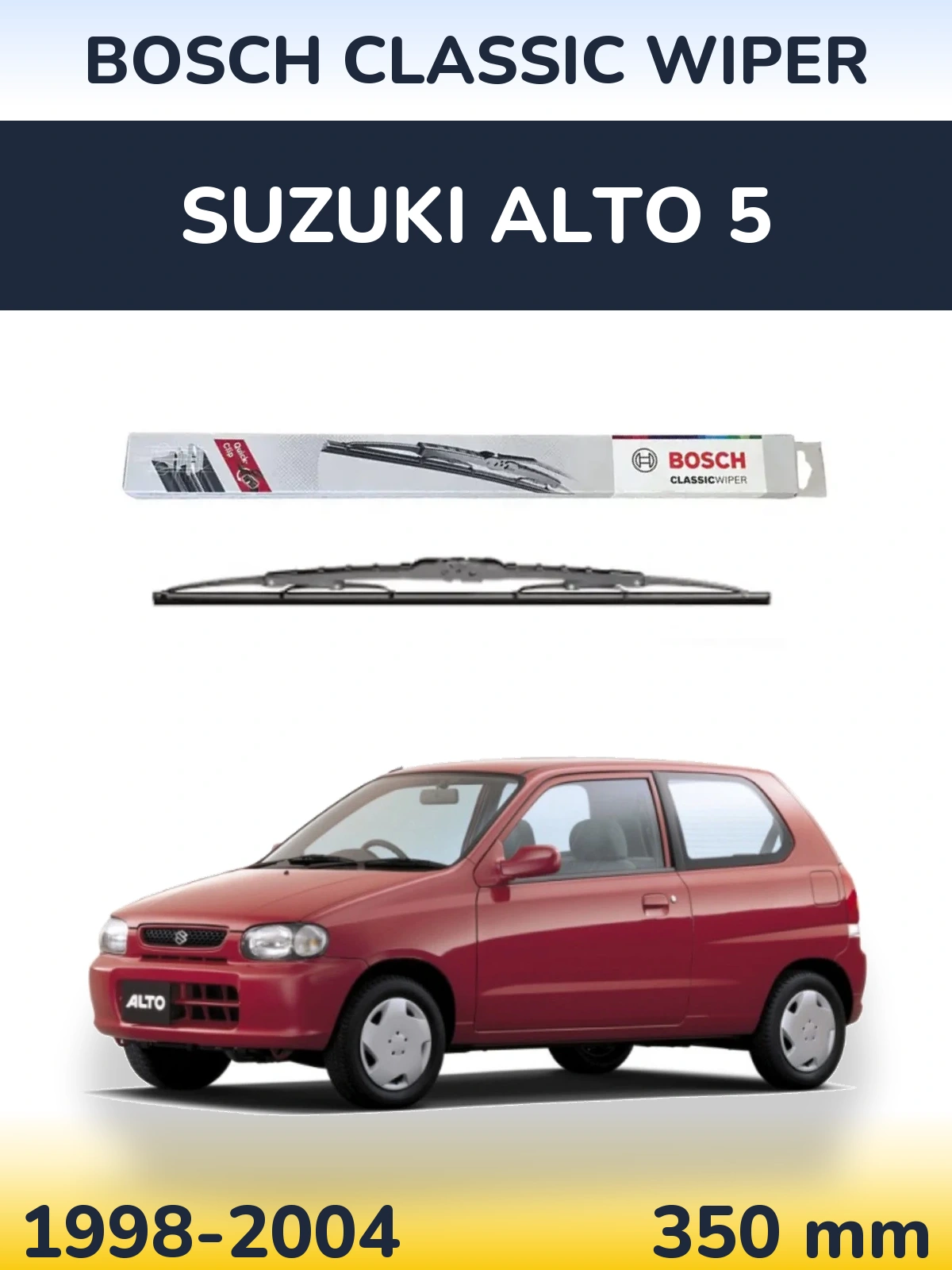 Tylna wycieraczka BOSCH Classic Wiper 340 mm do Suzuki Alto 5 1998-2004