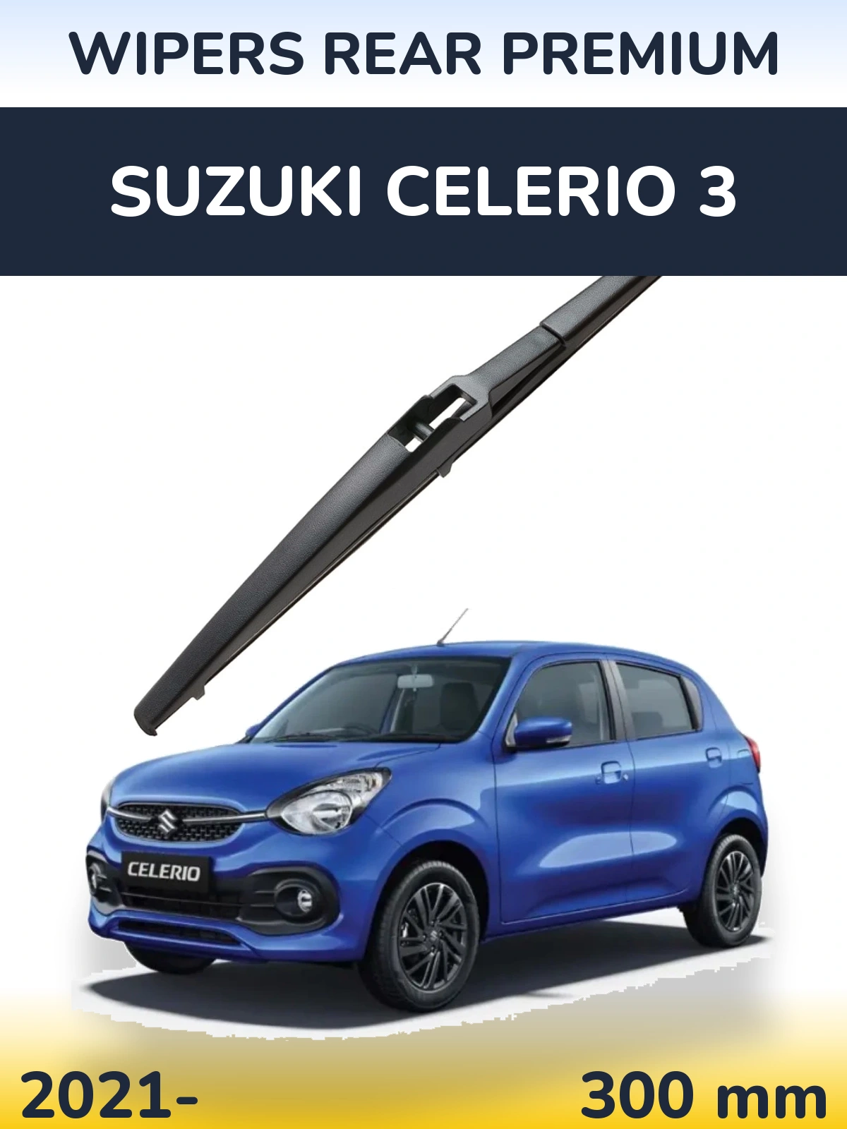 Tylna wycieraczka WIPERS REAR PREMIUM 300 mm do Suzuki Celerio 3 2021-2026