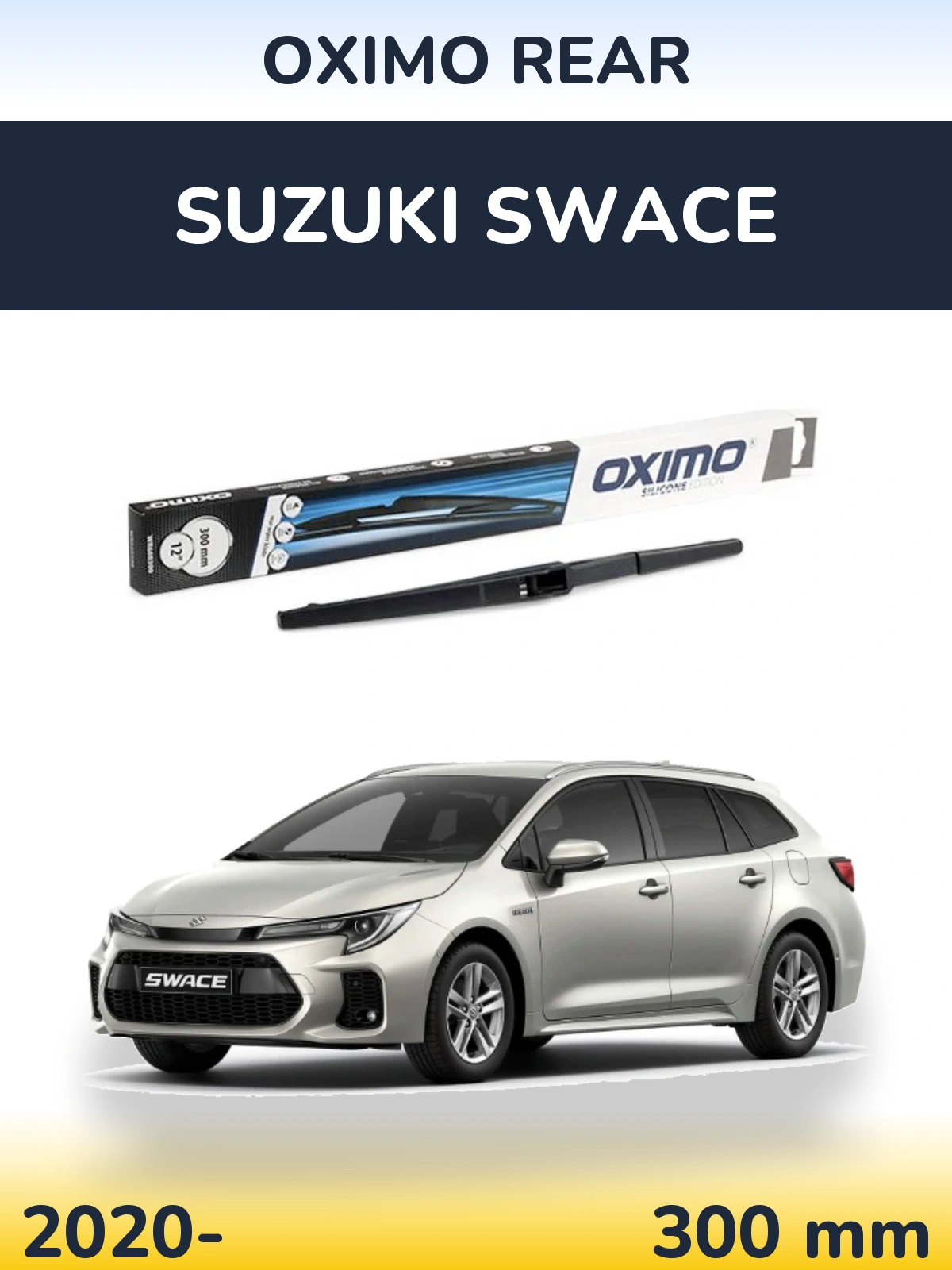 Tylna wycieraczka Oximo Rear 300 mm do Suzuki Swace 2020-2026