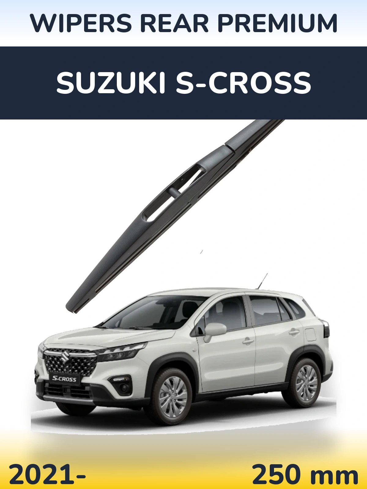 Задний дворник WIPERS REAR PREMIUM 250 мм для Suzuki S-Cross 2021-2026