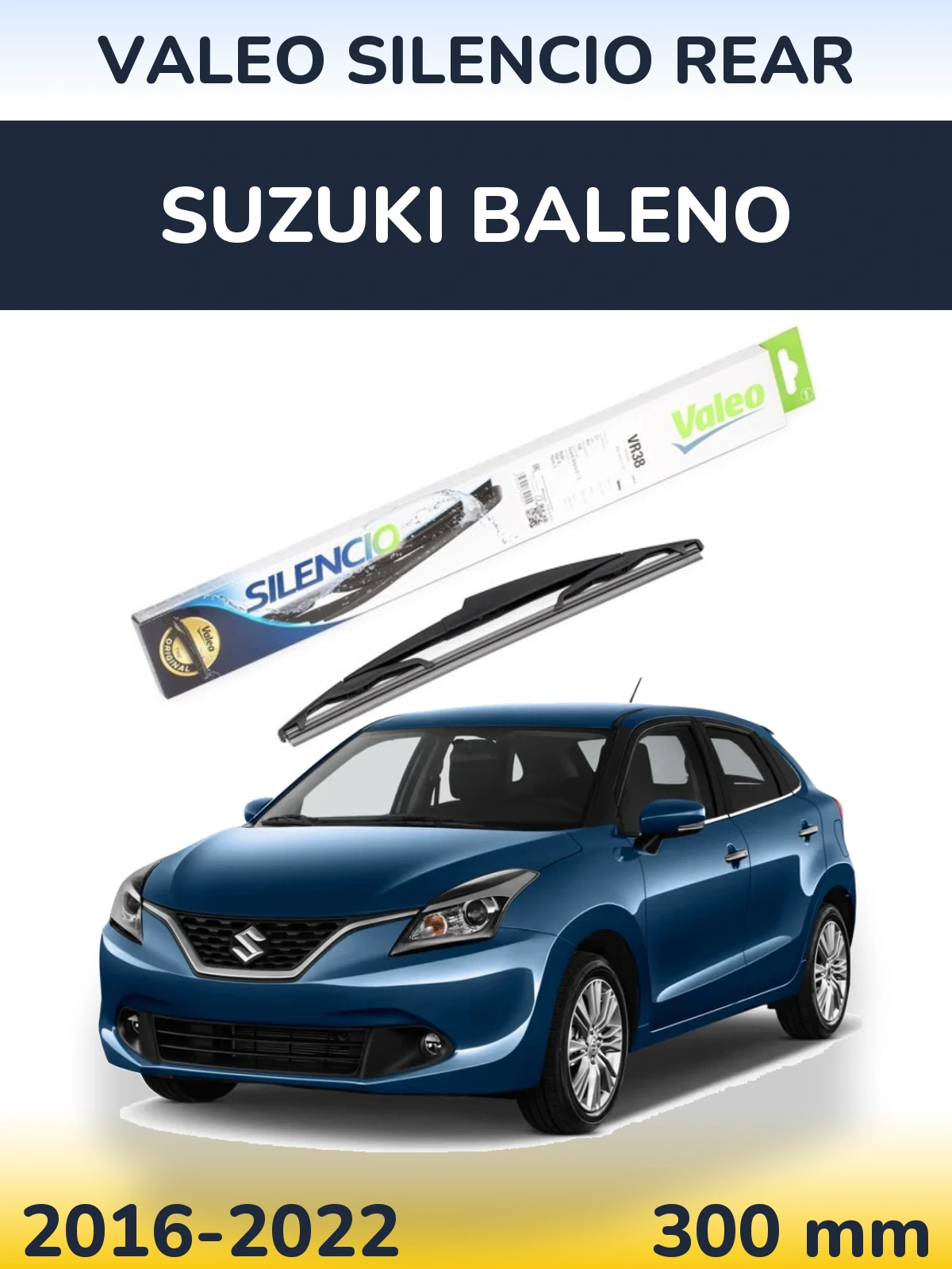 Tylna wycieraczka Valeo Silencio Rear 300 mm do Suzuki Baleno 2016-2022
