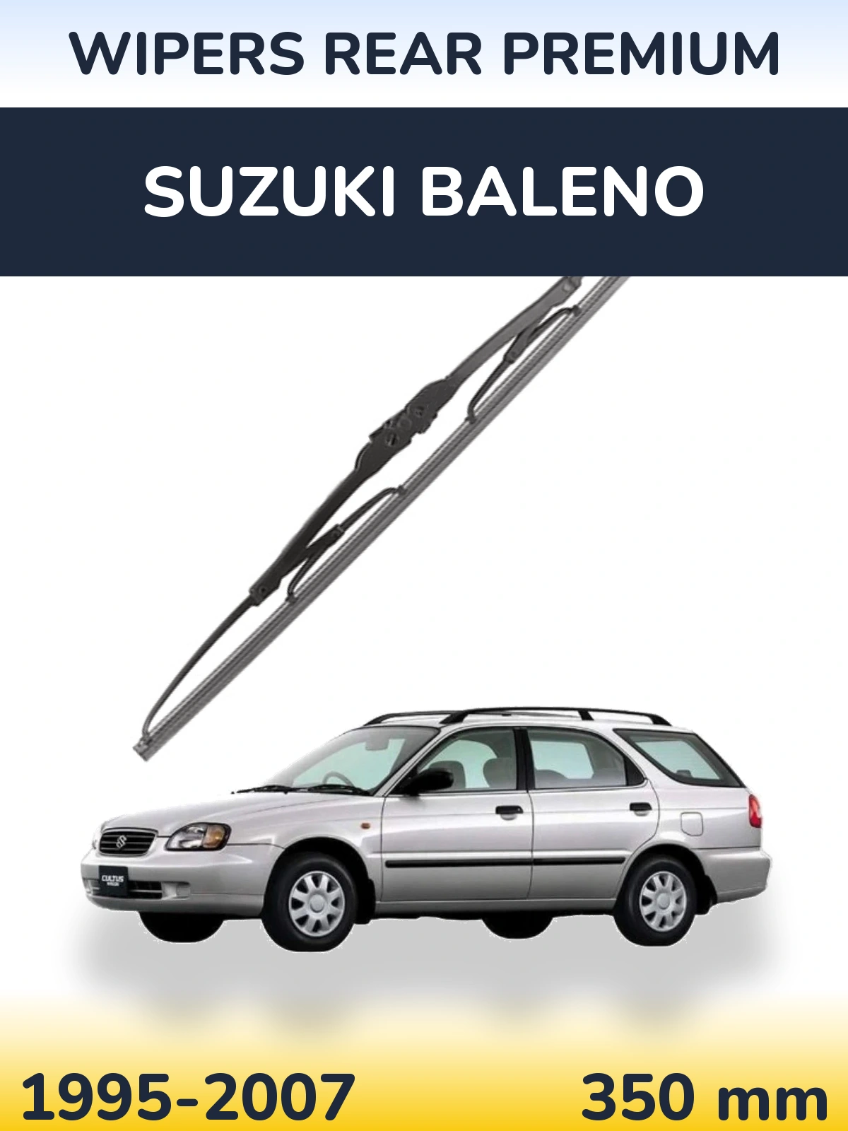 Tylna wycieraczka WIPERS REAR PREMIUM 350 mm do Suzuki Baleno 1995-2007