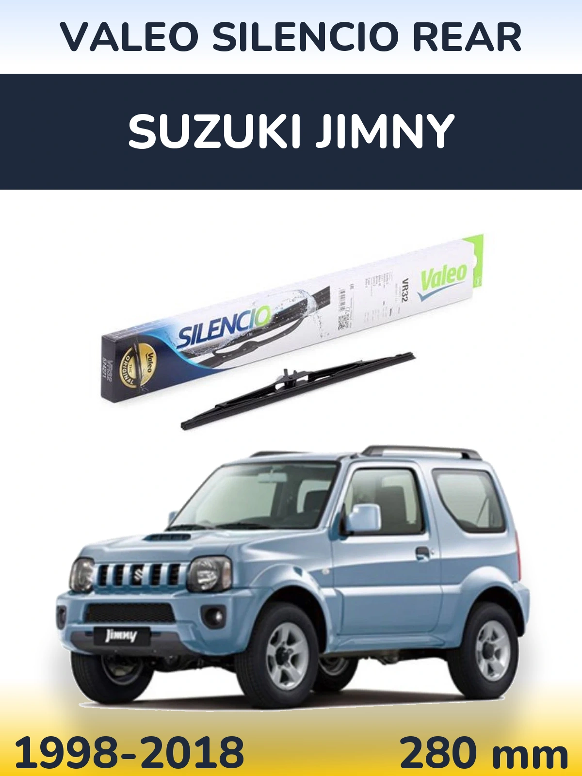 Tylna wycieraczka Valeo Silencio Rear 280 mm do Suzuki Jimny 1998-2018