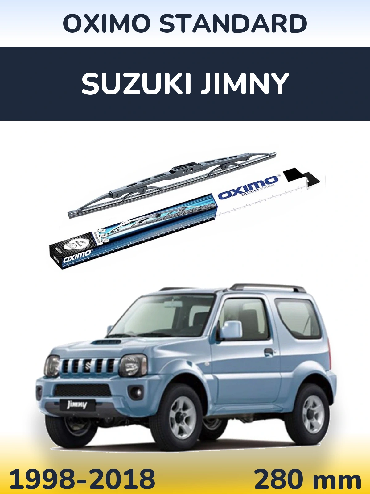 Tylna wycieraczka Oximo Standard 275 mm do Suzuki Jimny 1998-2018