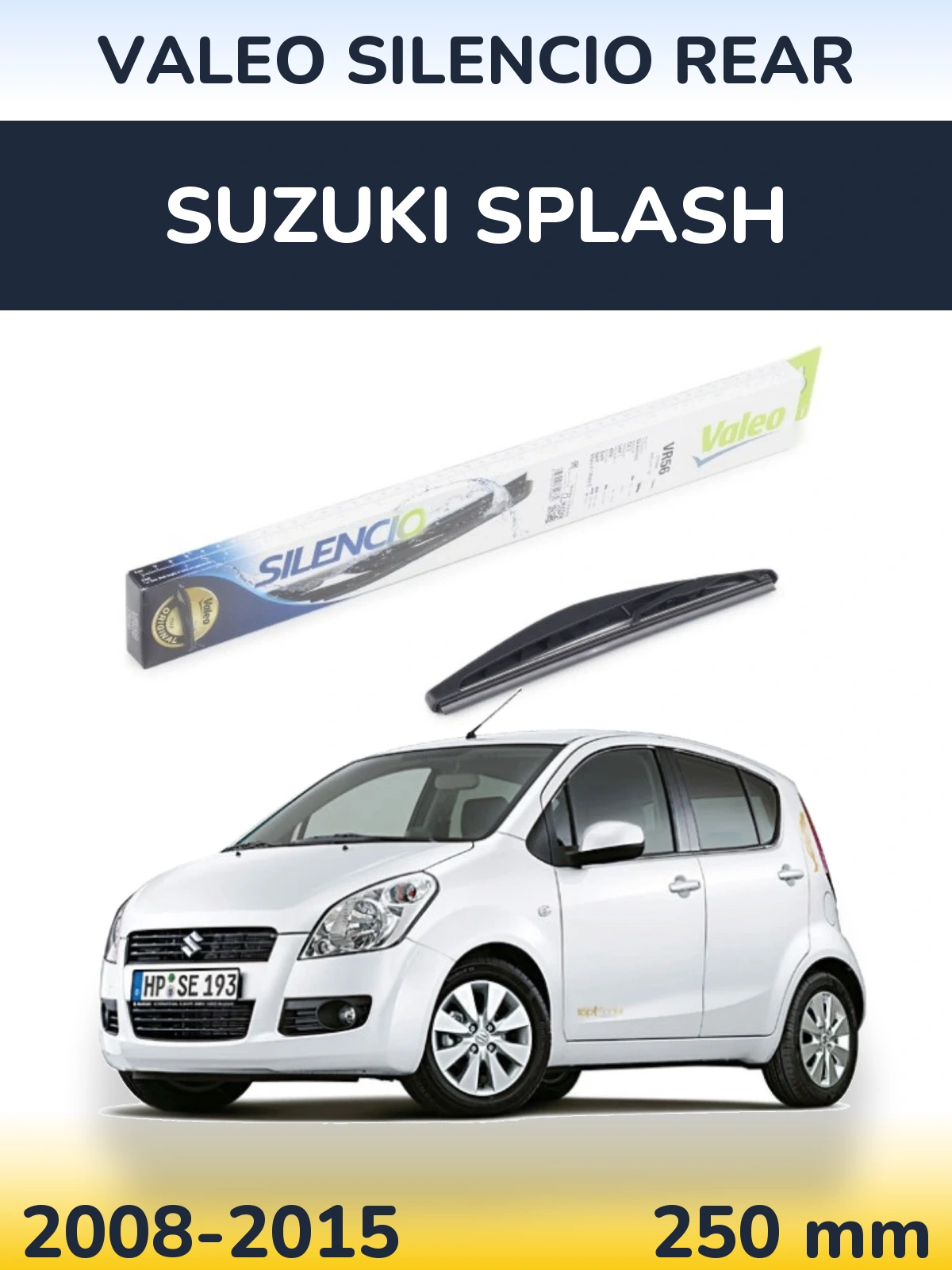 Задний дворник Valeo Silencio Rear 240 мм для Suzuki Splash 2008-2015