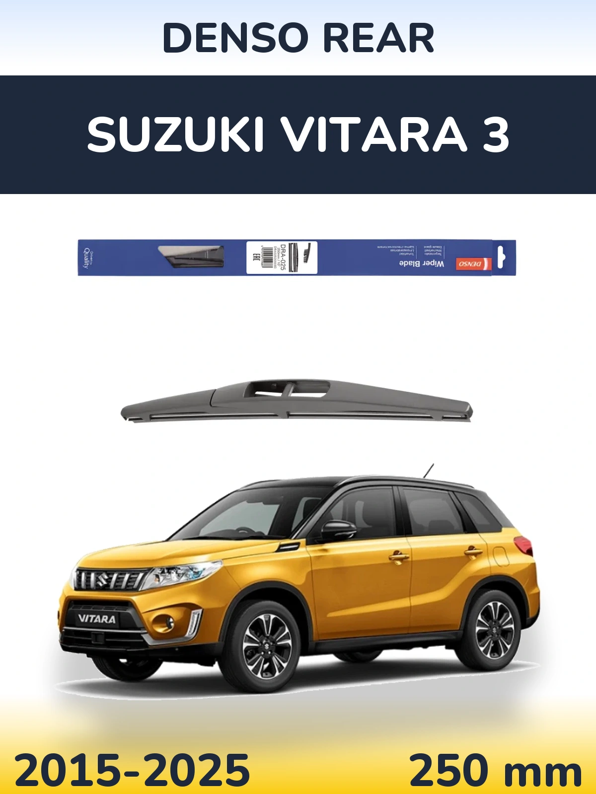 Tylna wycieraczka Denso Rear 250 mm do Suzuki Vitara 3 2015-2025