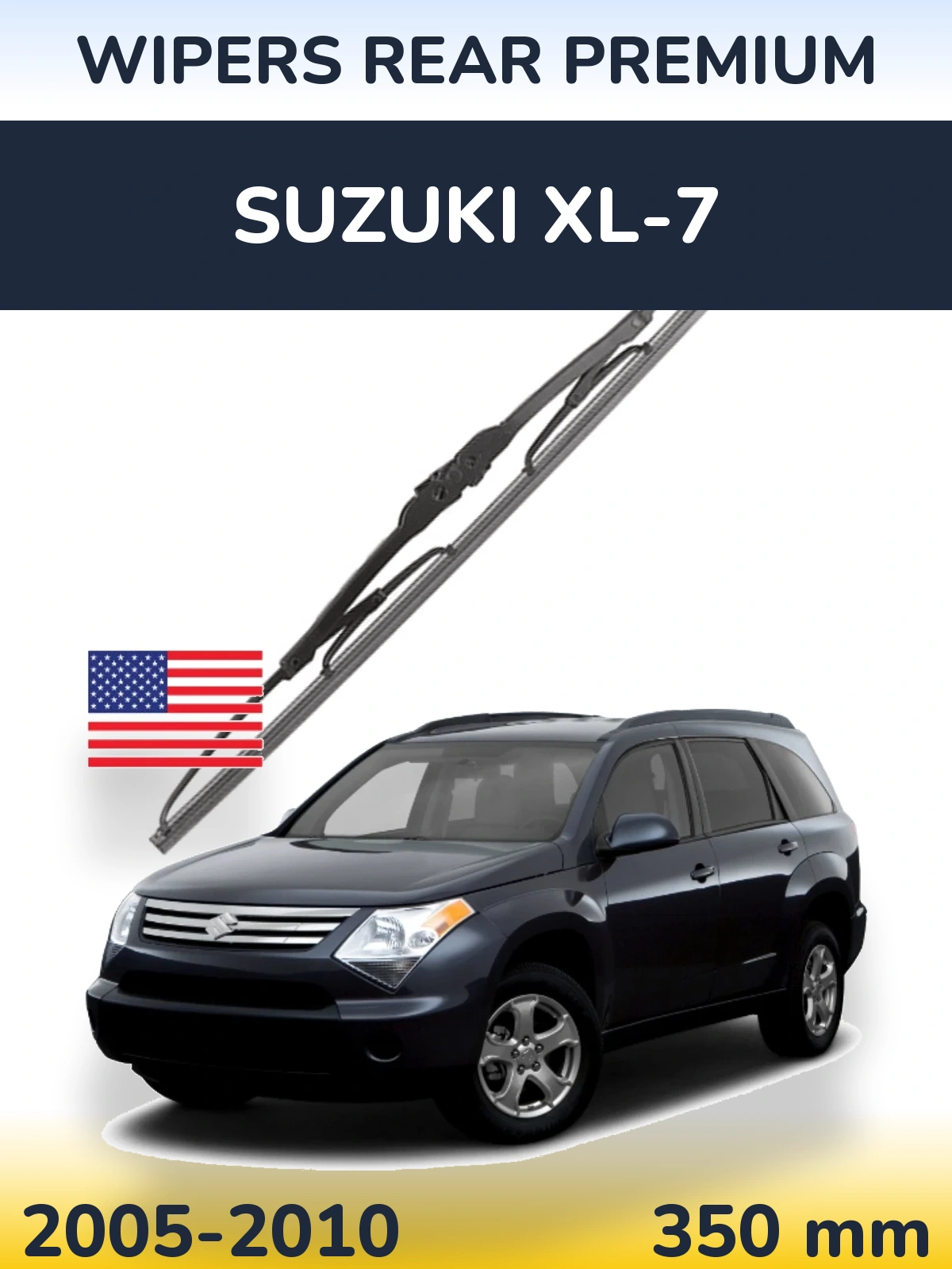 Tylna wycieraczka WIPERS REAR PREMIUM 350 mm do Suzuki XL-7 2005-2010