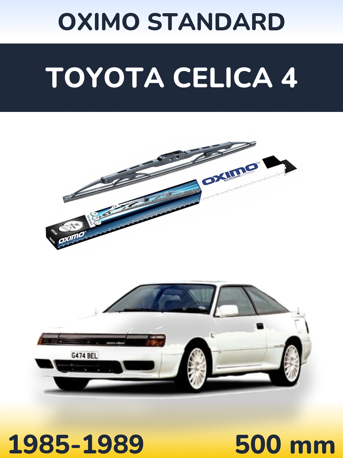 Tylna wycieraczka Oximo Standard 500 mm do Toyota Celica 4 1985-1989