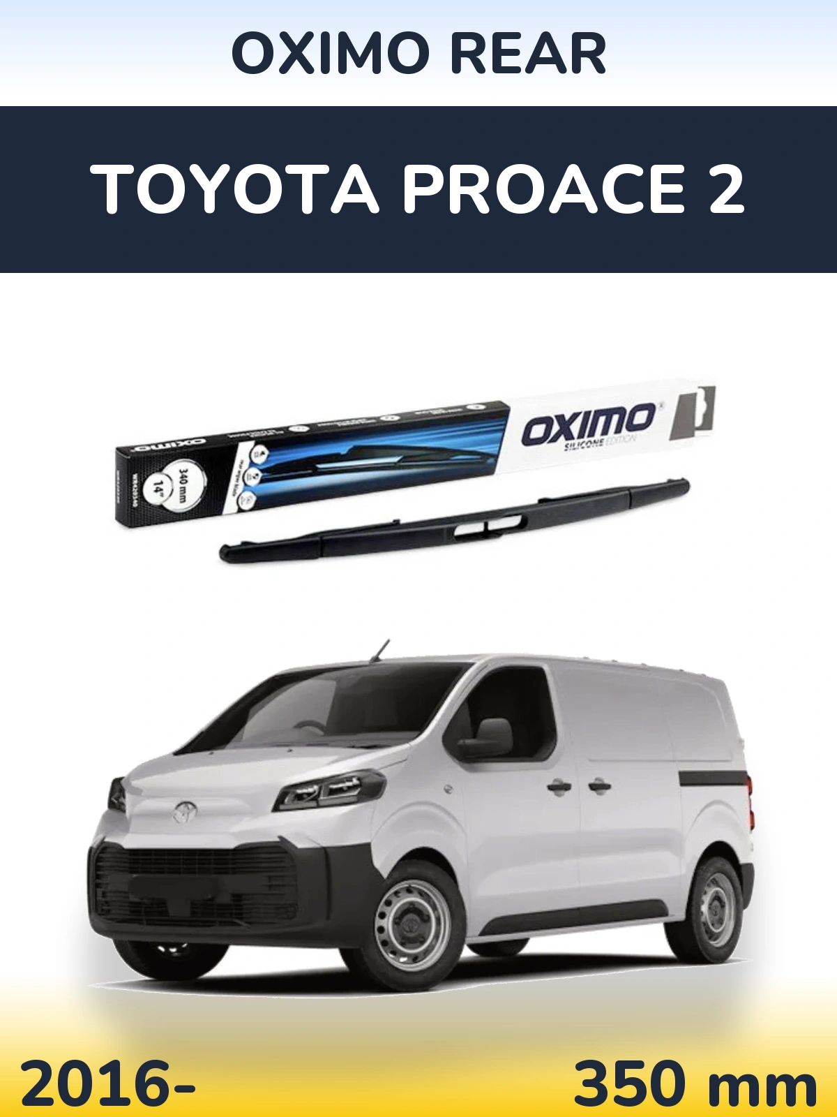 Tylna wycieraczka Oximo Rear 350 mm do Toyota ProAce 2 2016-2026