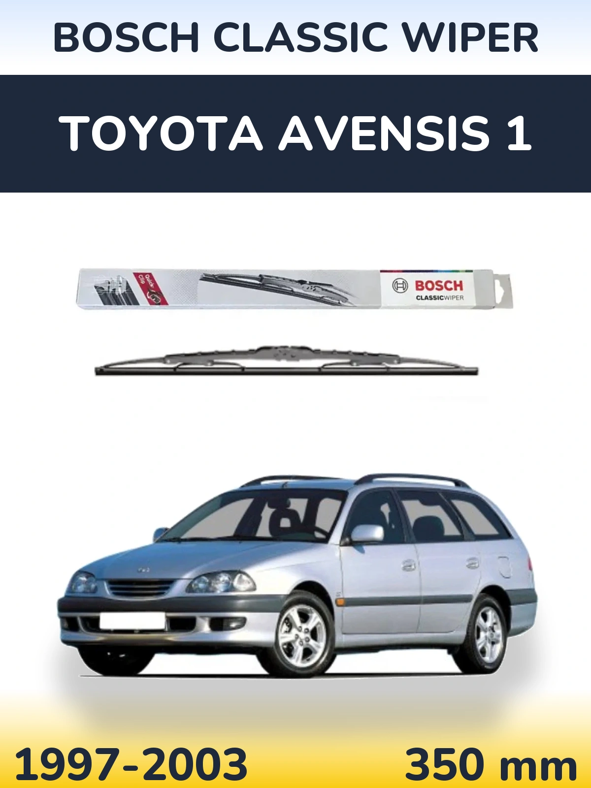 Задний дворник BOSCH Classic Wiper 340 мм для Toyota Avensis 1 1997-2003